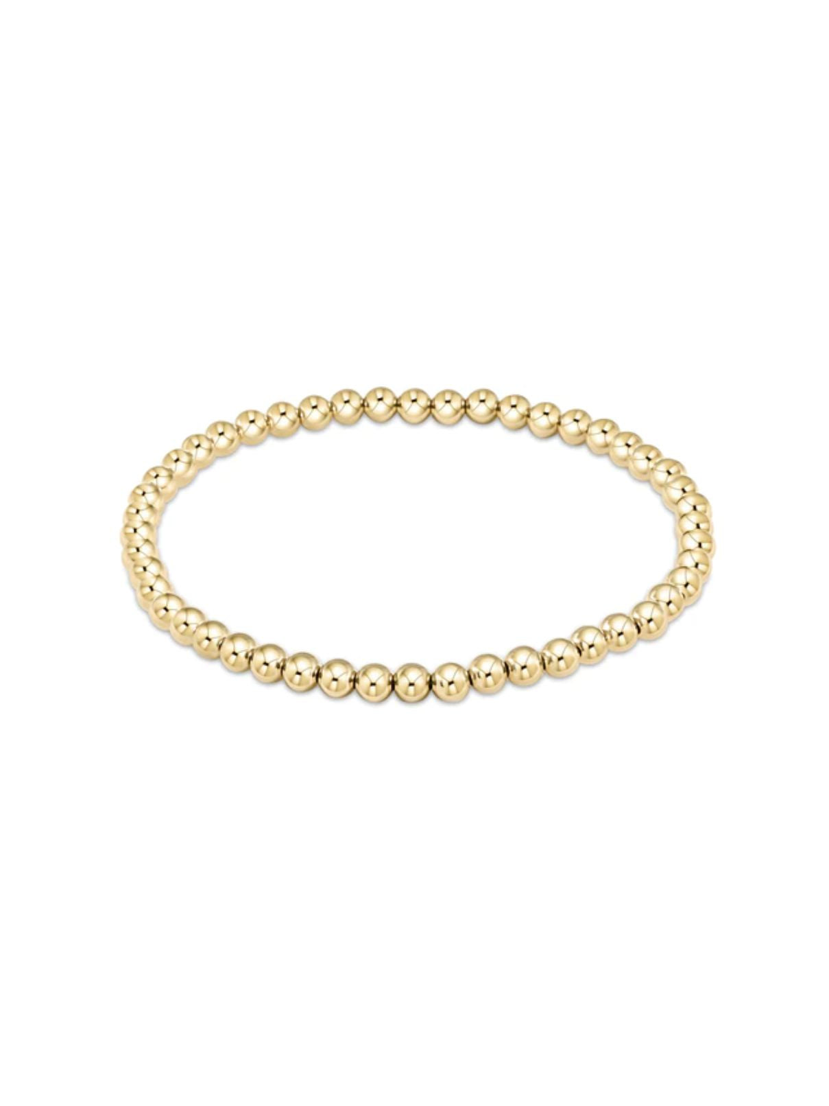Enewton Classic 4mm Extended 7.25" Bracelet in Gold