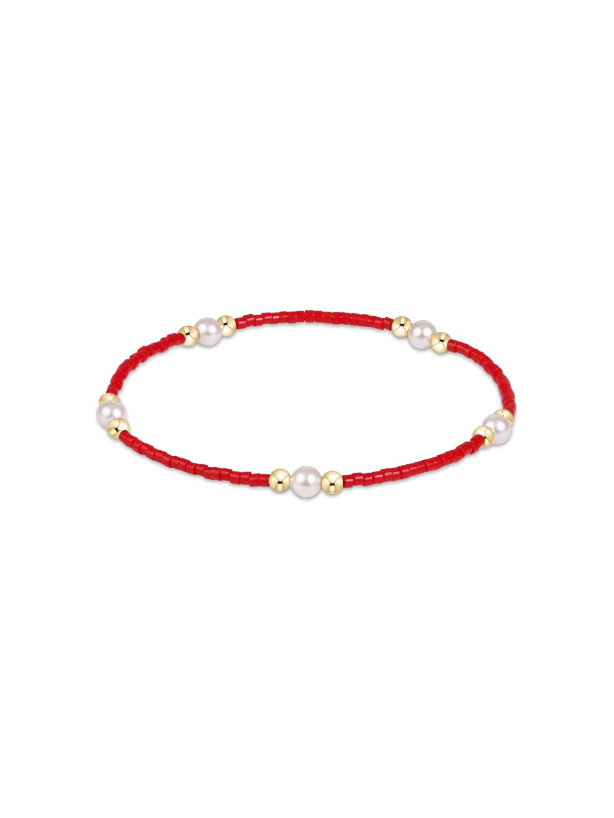 Enewton Gameday Hope Purpose Pearl Bracelet – Red