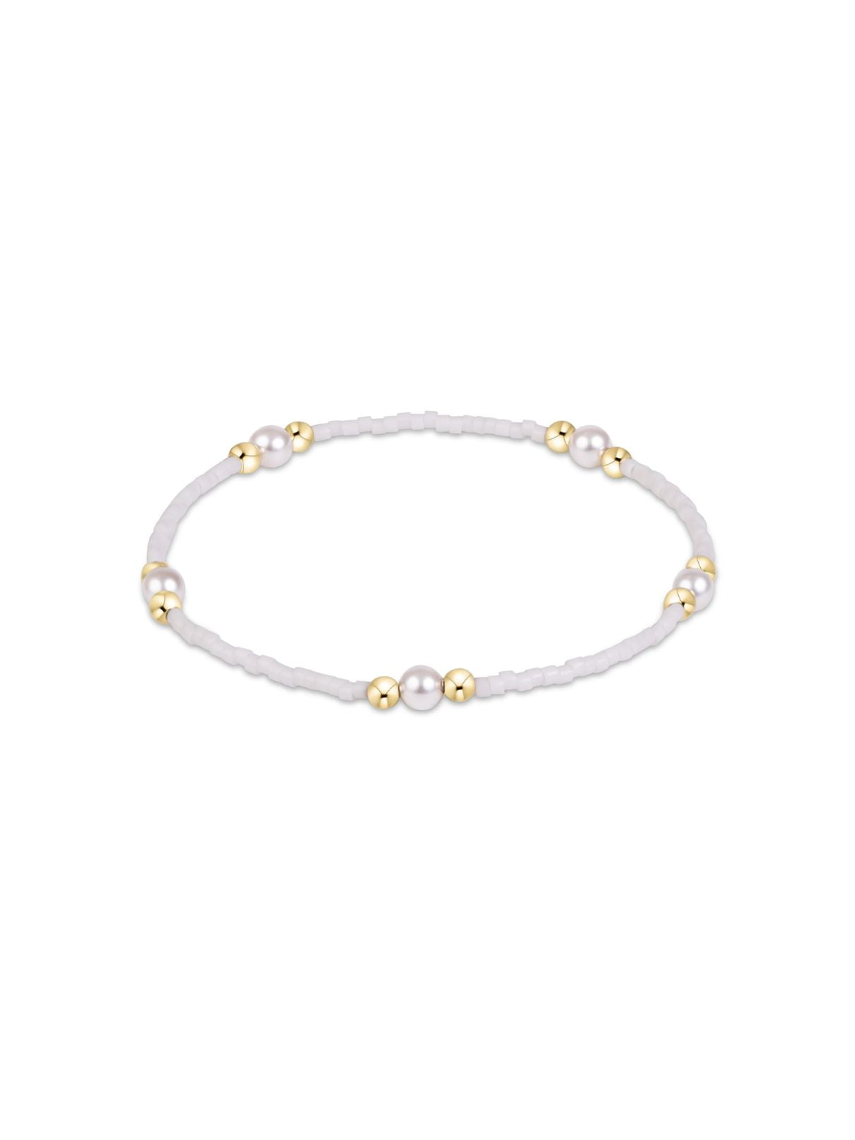 Enewton Gameday Hope Purpose Pearl Bracelet – White