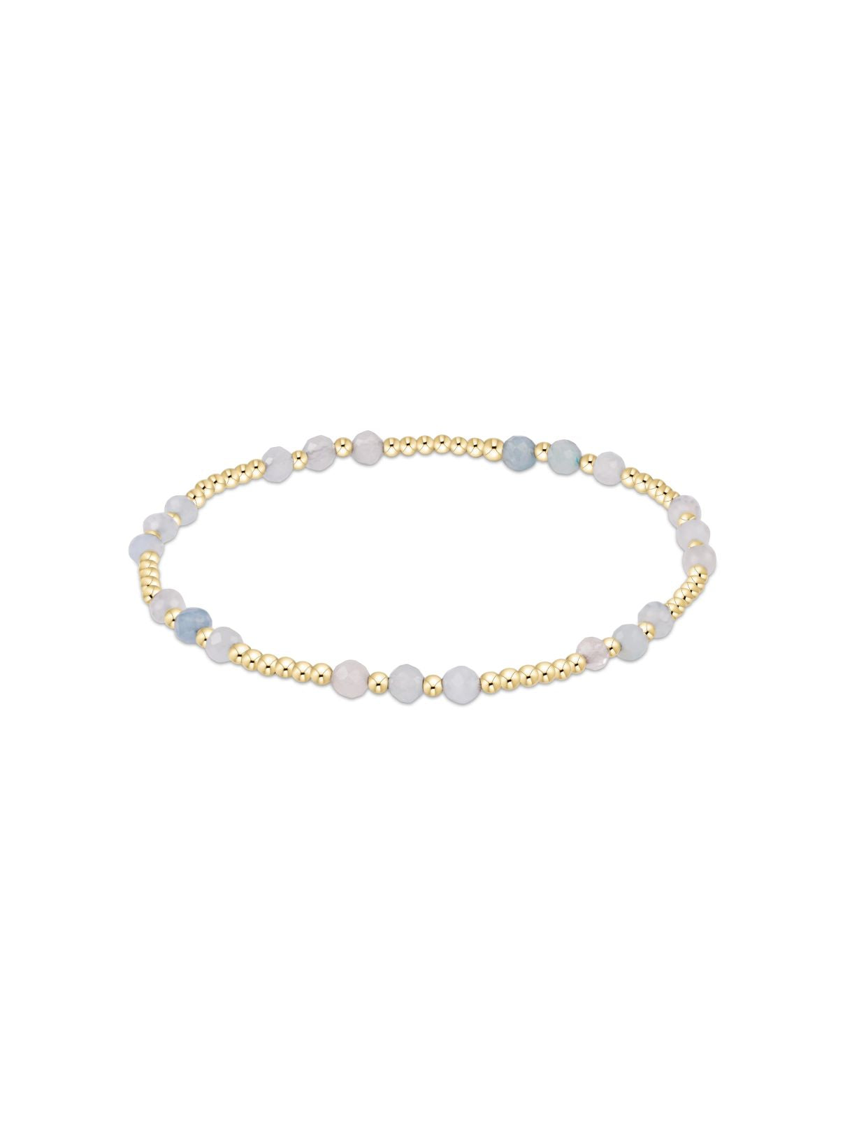 Enewton Joy Gem 3mm Bracelet – Aquamarine