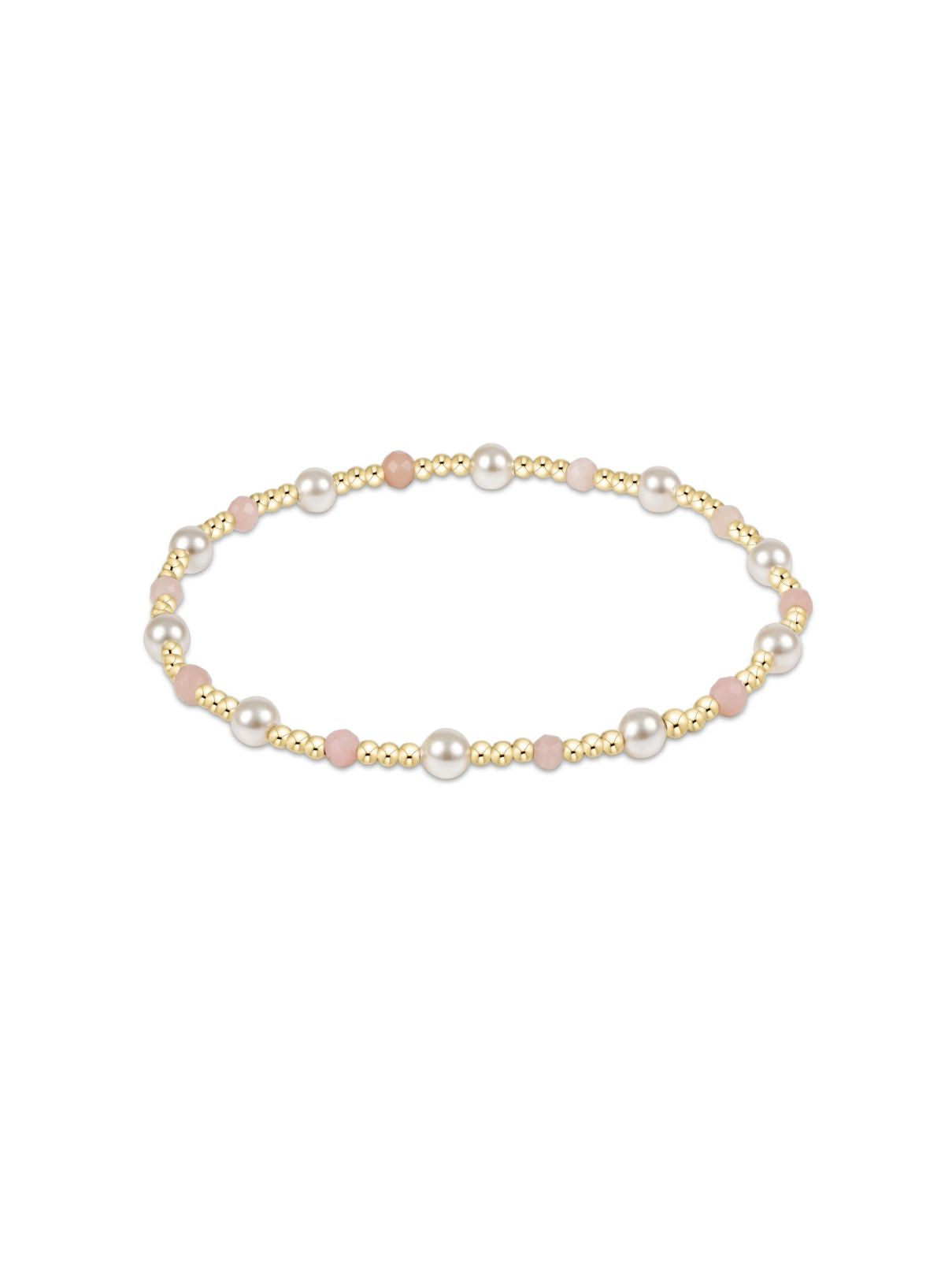 Enewton Pearl Sincerity 4mm Gem Bracelet in Pink Opal