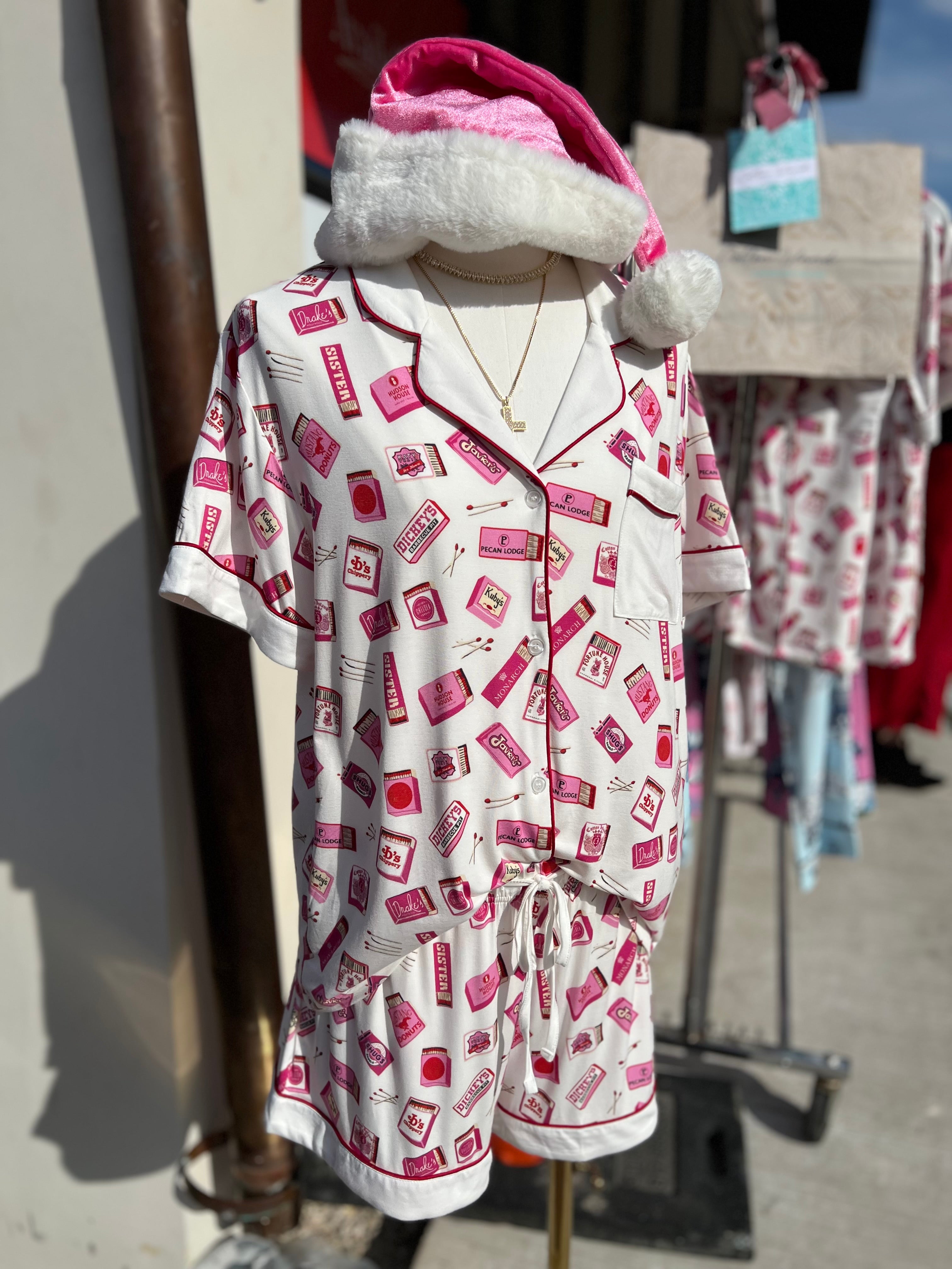 Exclusive Dallas Matchbox Pajama Short Set – Only at Cotton Island