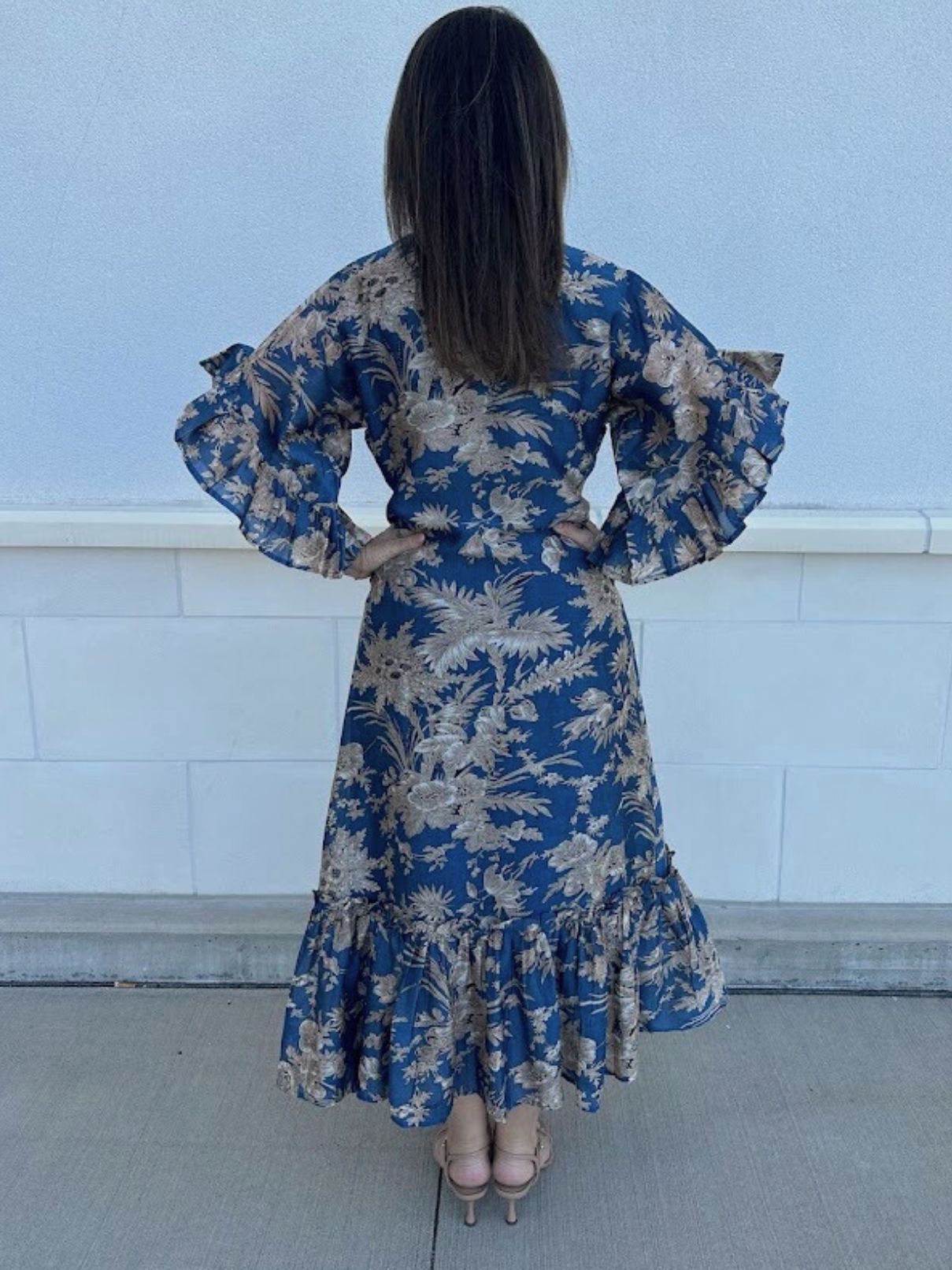 Fitz & Willa Soleil Fall Toile Dress