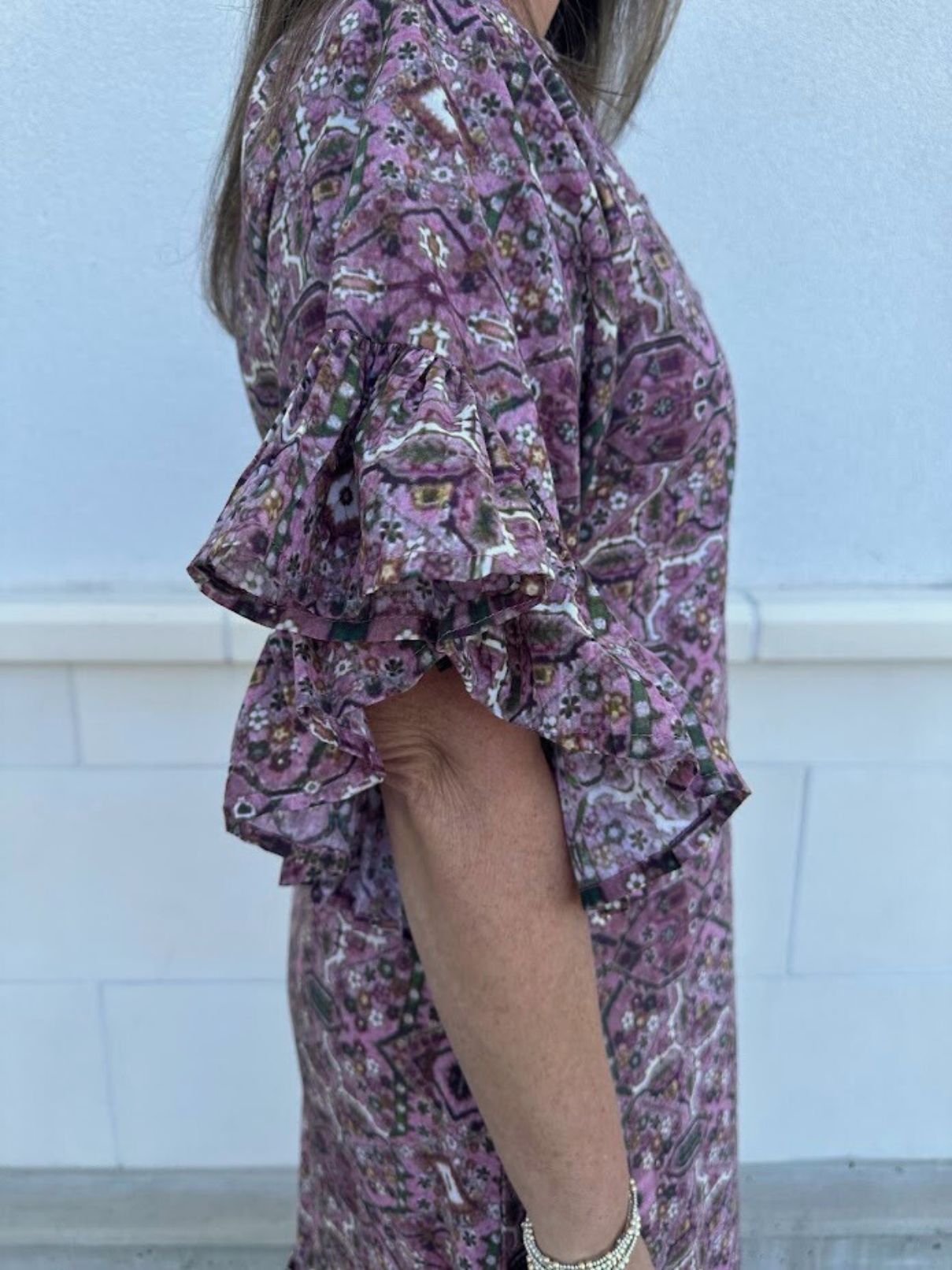 Fitz & Willow Soleil English Mauve Dress