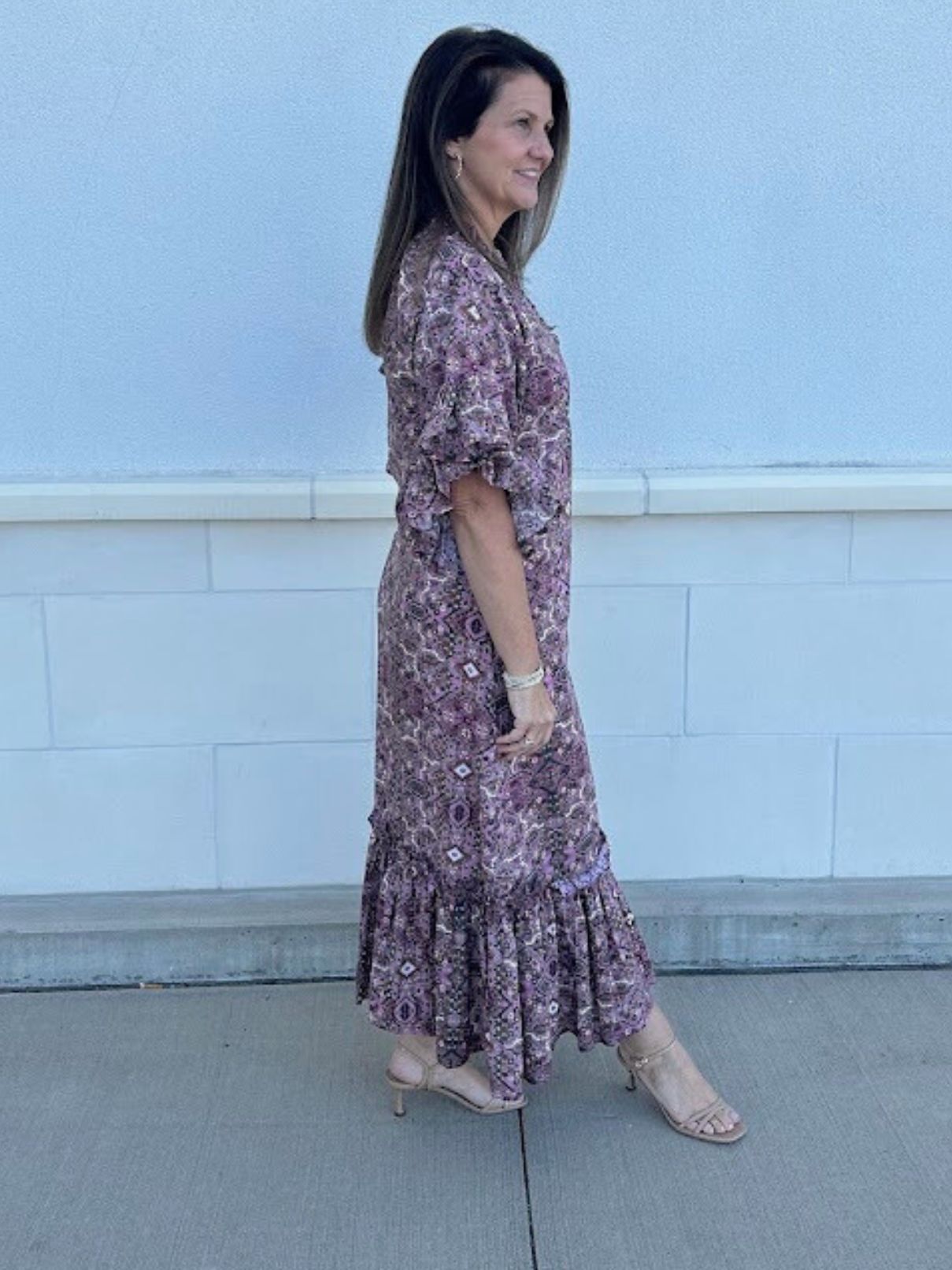 Fitz & Willow Soleil English Mauve Dress