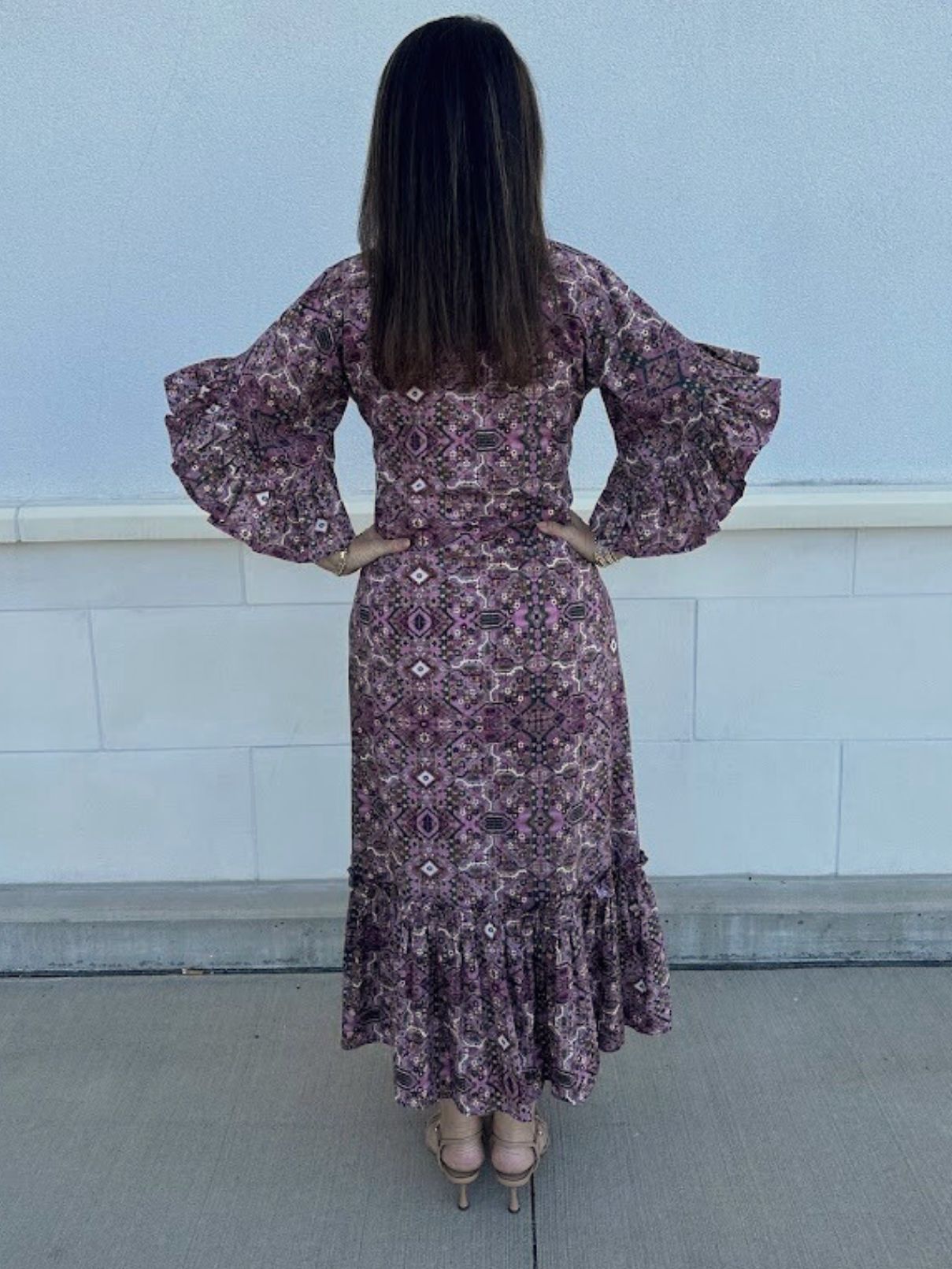 Fitz & Willow Soleil English Mauve Dress