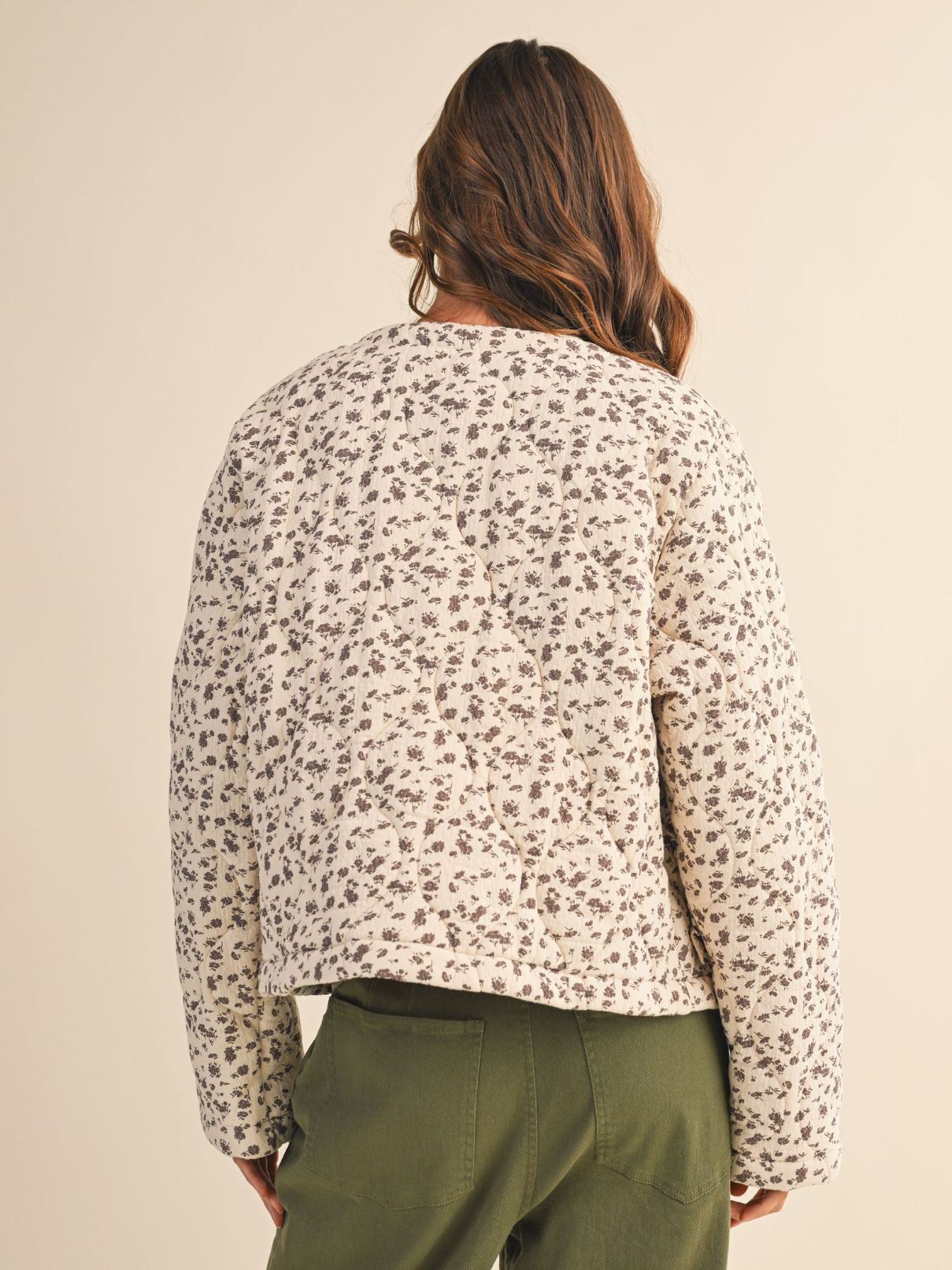  Flower Print Jacket