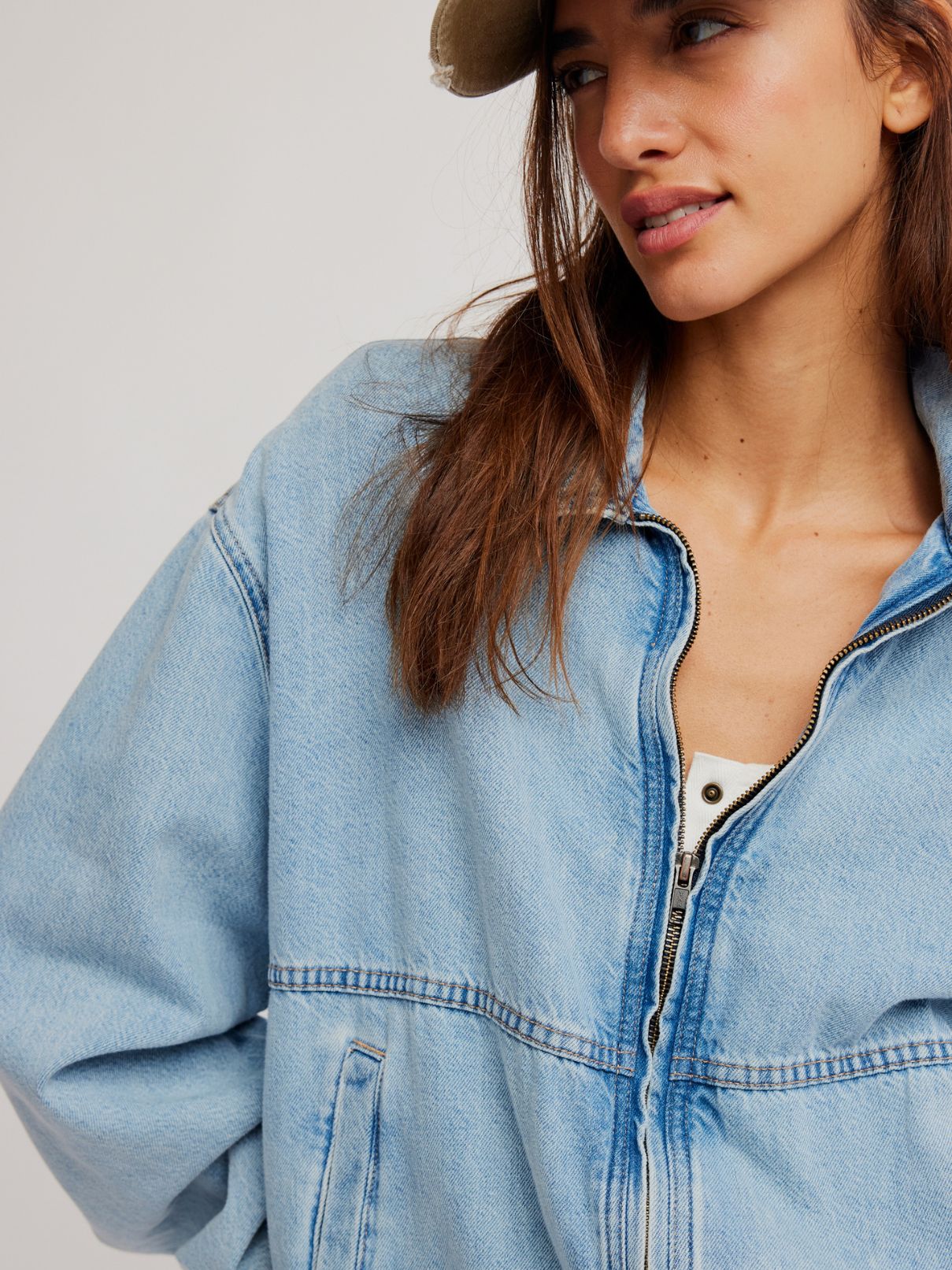 Free People Birdie Denim Jacket