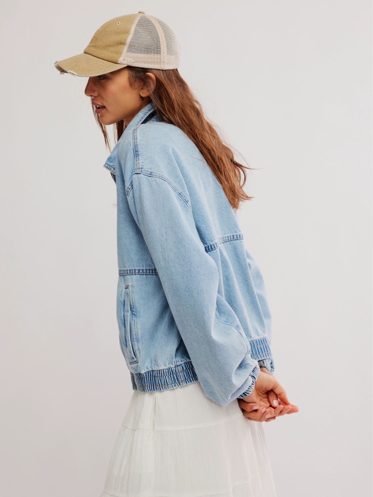 Free People Birdie Denim Jacket