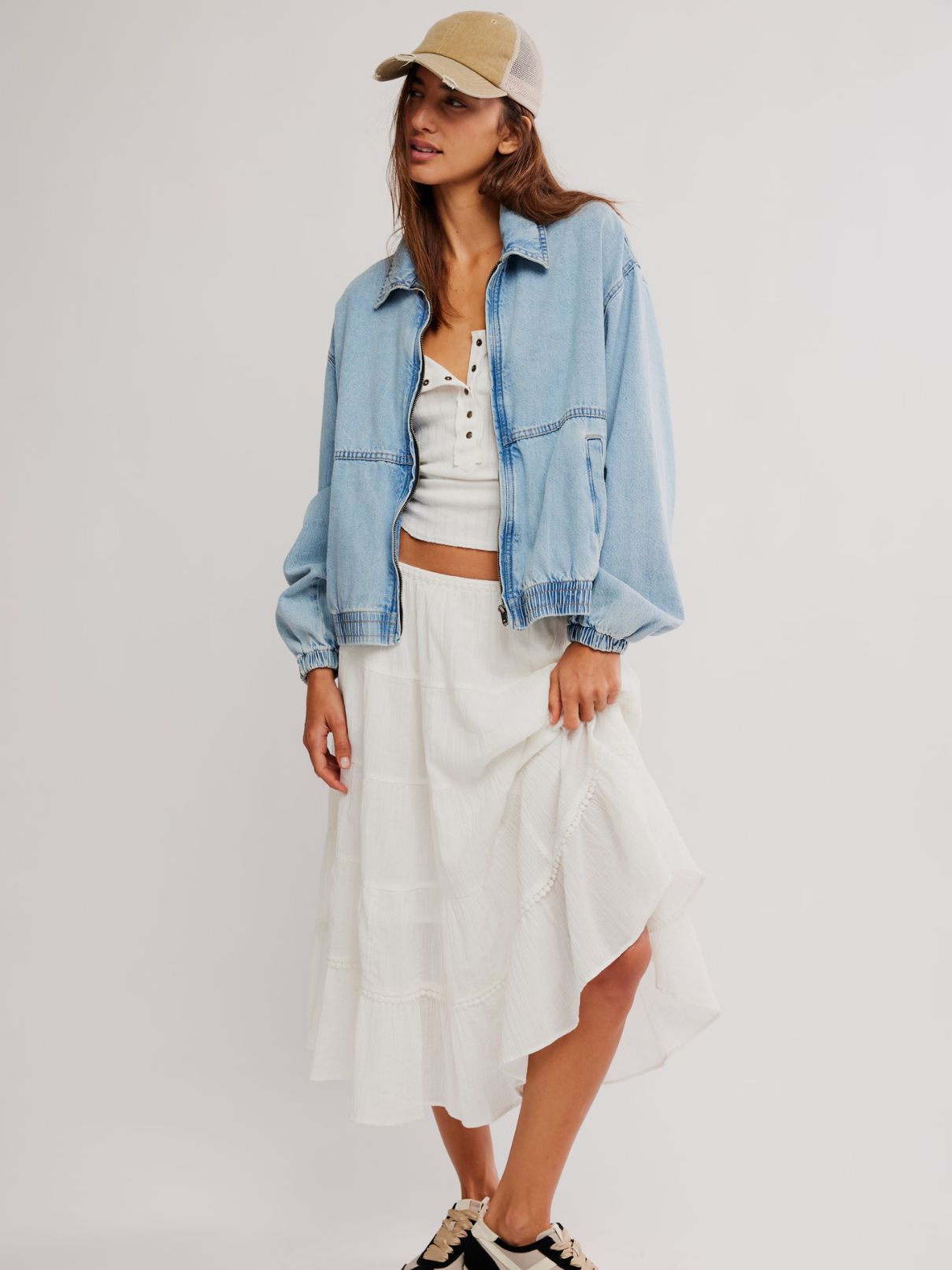 Free People Birdie Denim Jacket