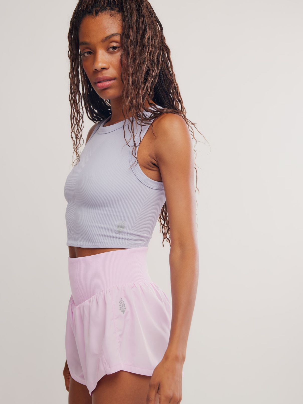 Free People Carpe Diem Short in Powder Pink