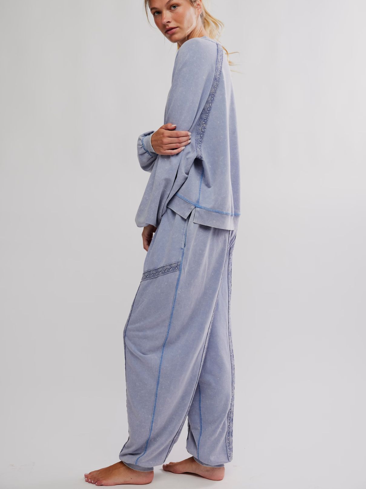 Free People Couch Club Pj Set in Early Night