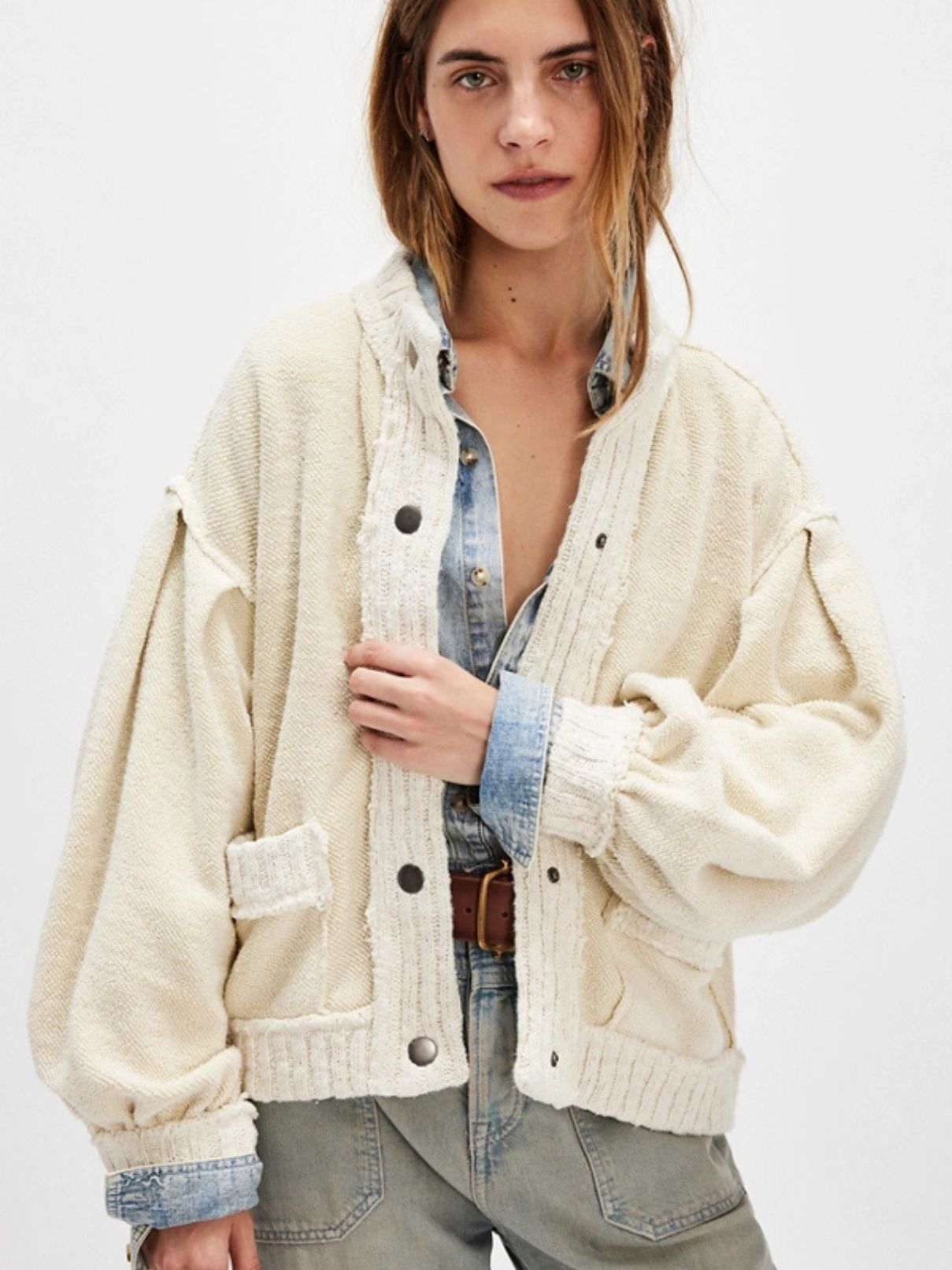 Free People Cute In This Cardi in Tea