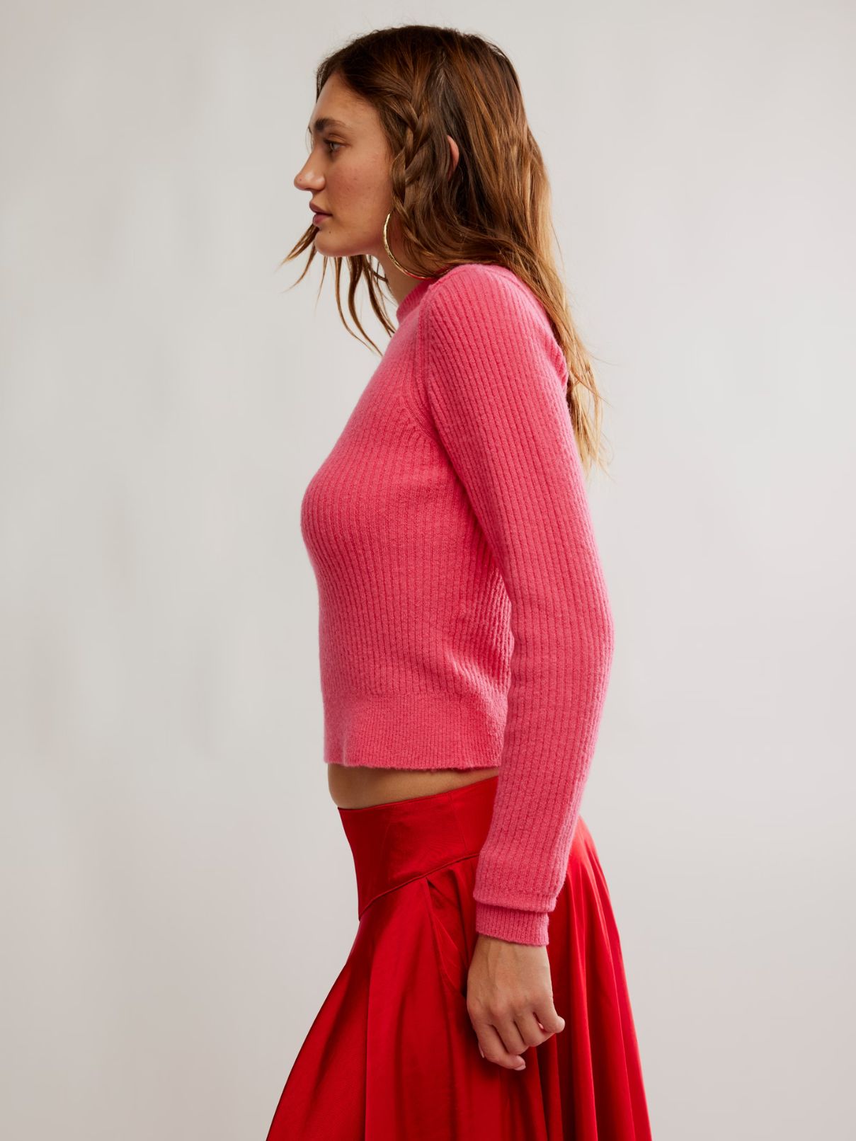 Free People Even After Pullover in Dayglo