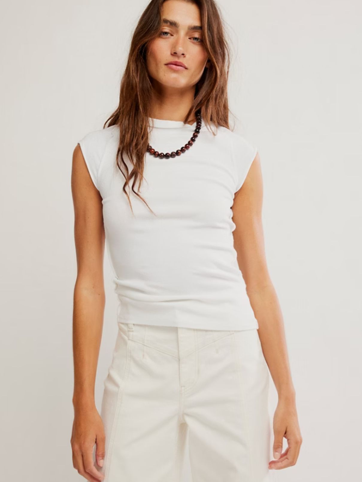 Free People Ever Had Tee in Ivory