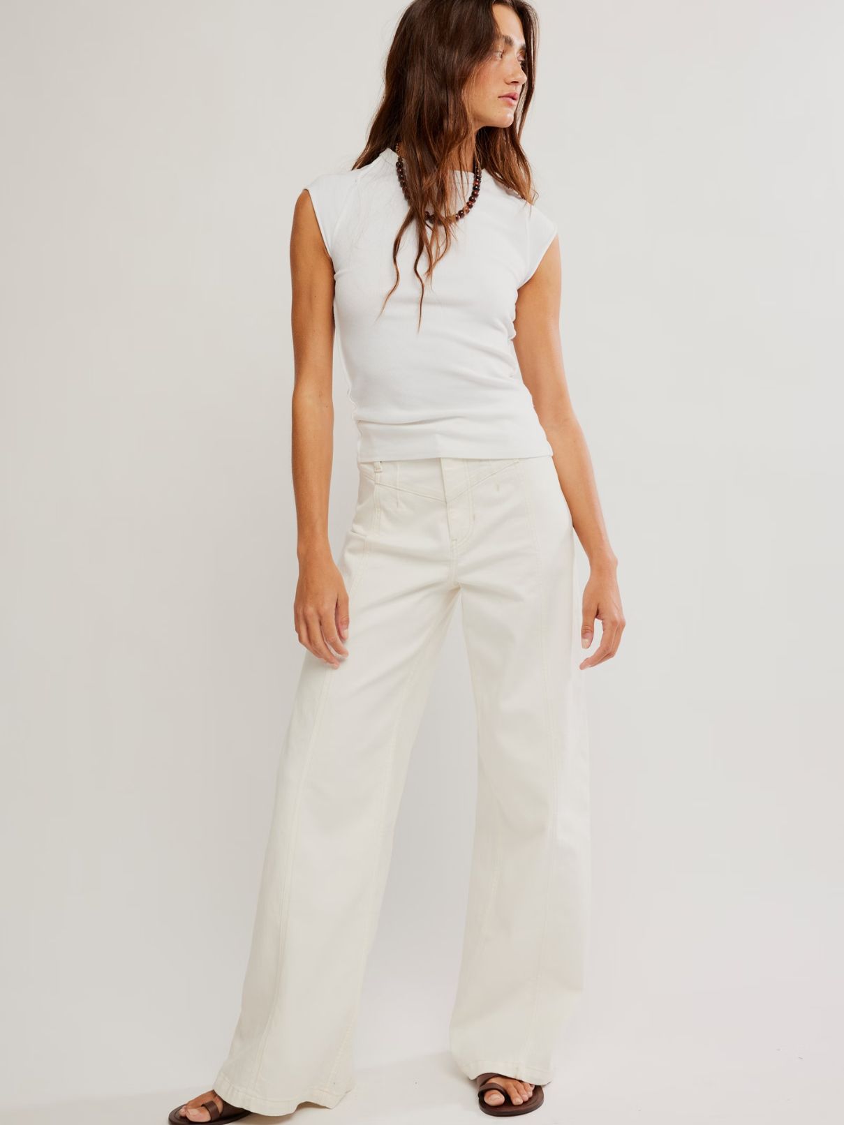 Free People Ever Had Tee in Ivory