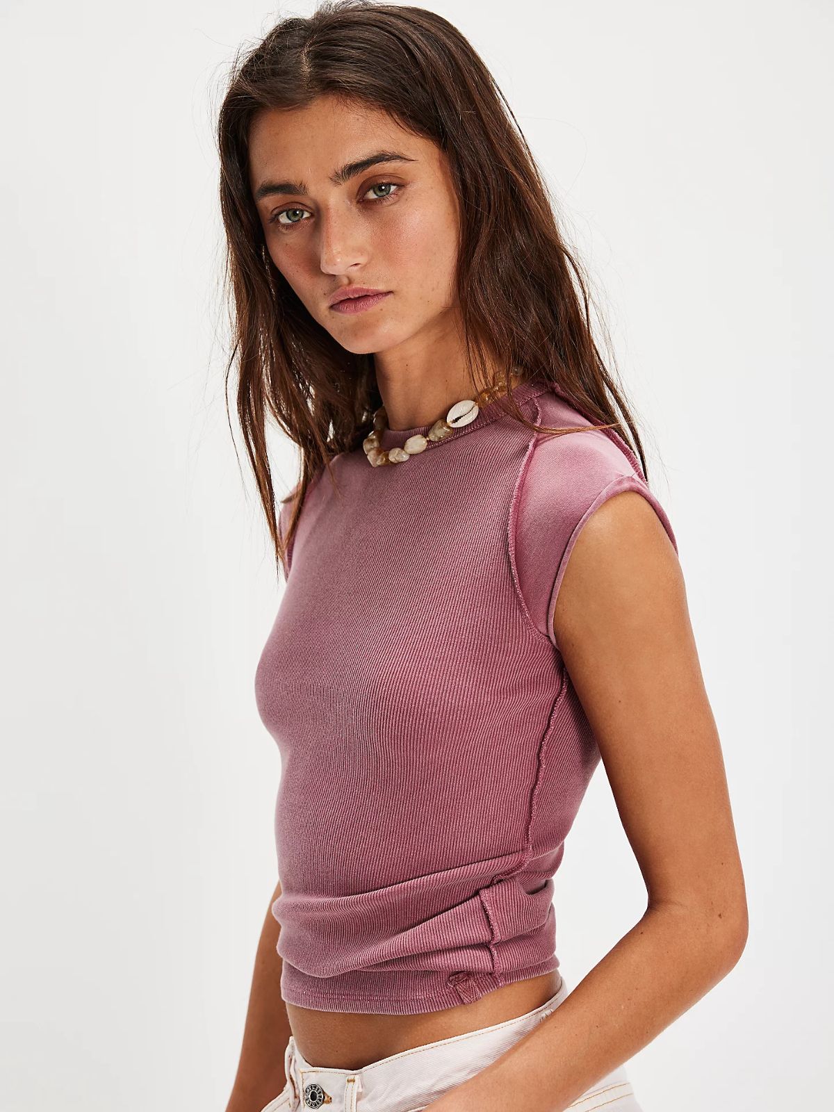 Free People Ever Had Tee in Orchid