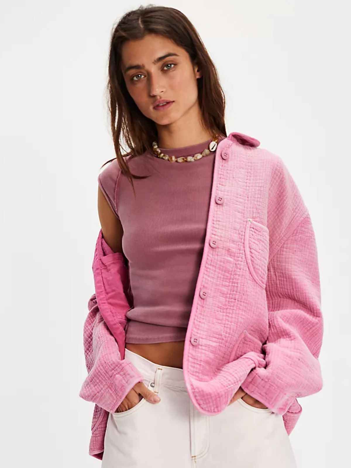 Free People Ever Had Tee in Orchid