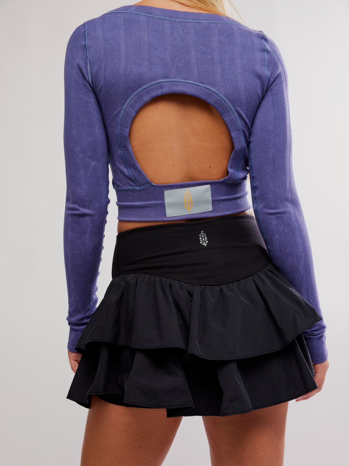 Free People Field Day Skort in Black