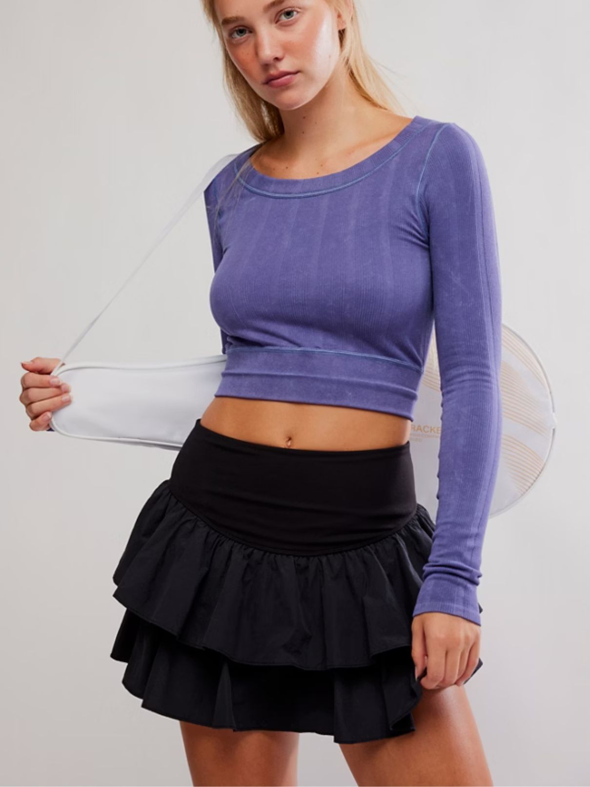 Free People Field Day Skort in Black