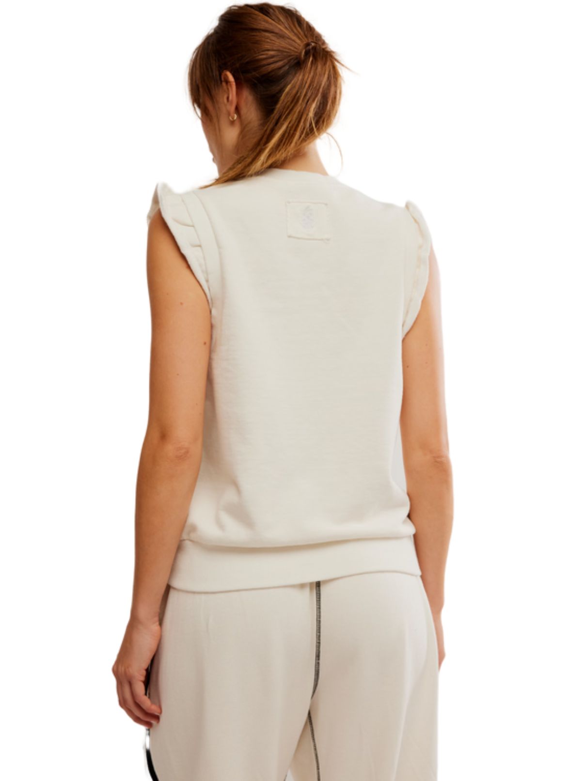 Free People Flutter Tank in  Ivory