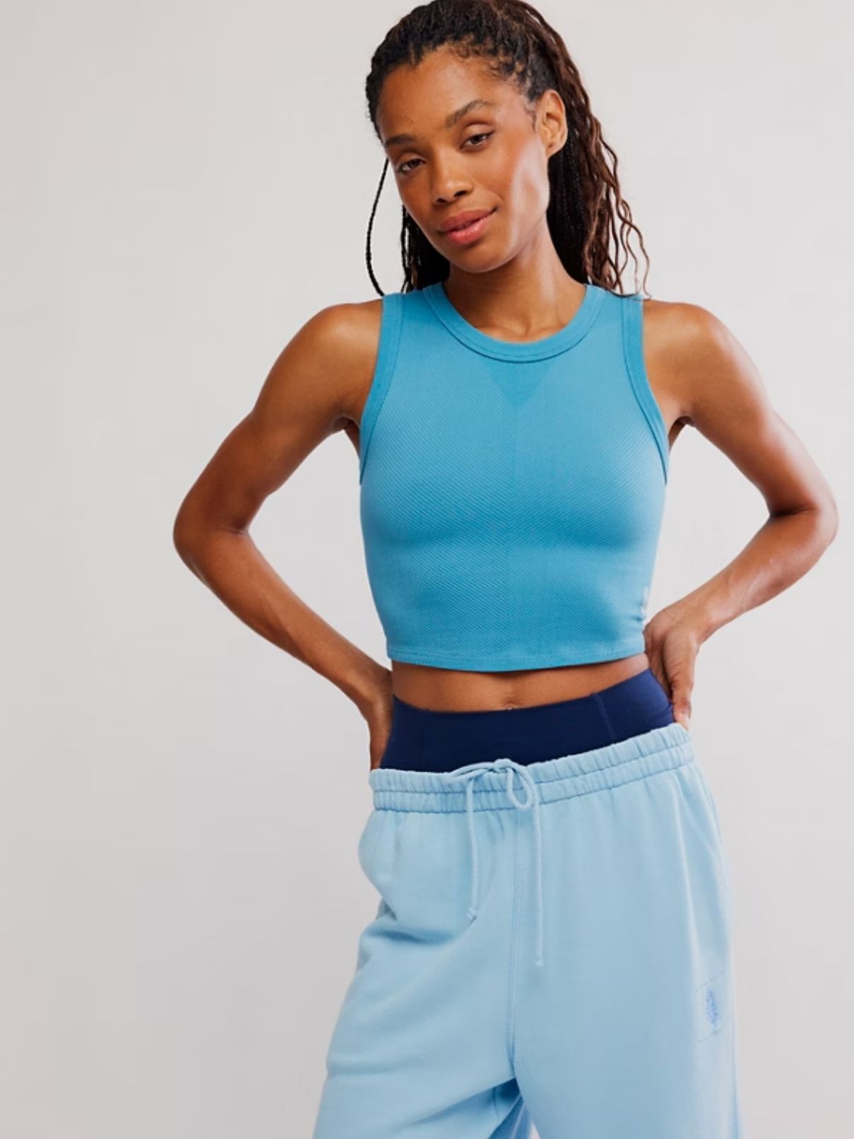 Free People  Free Throw Tank in Celestial Blue