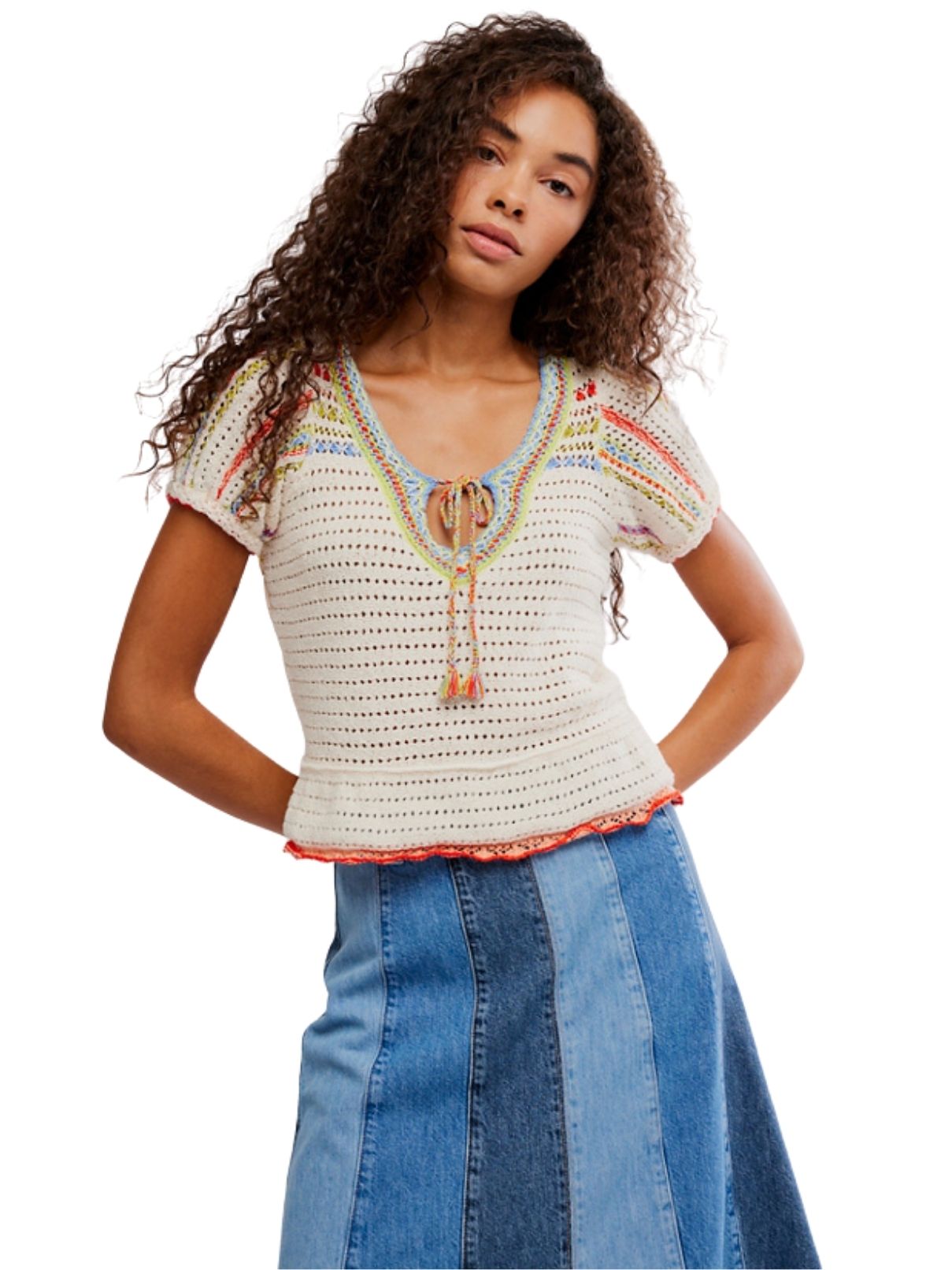Free People Friendship Pullover in Tofu