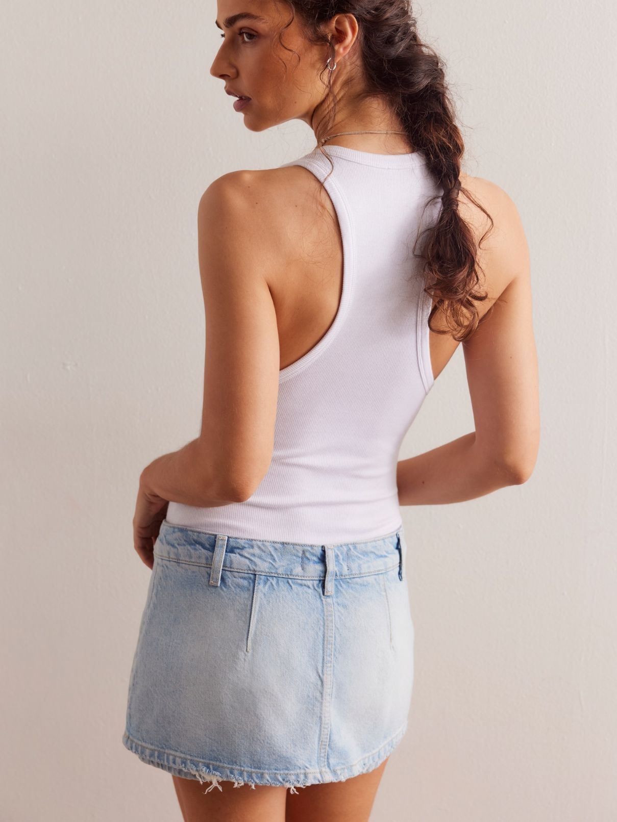 Free People Galivanting Skort in Aegean