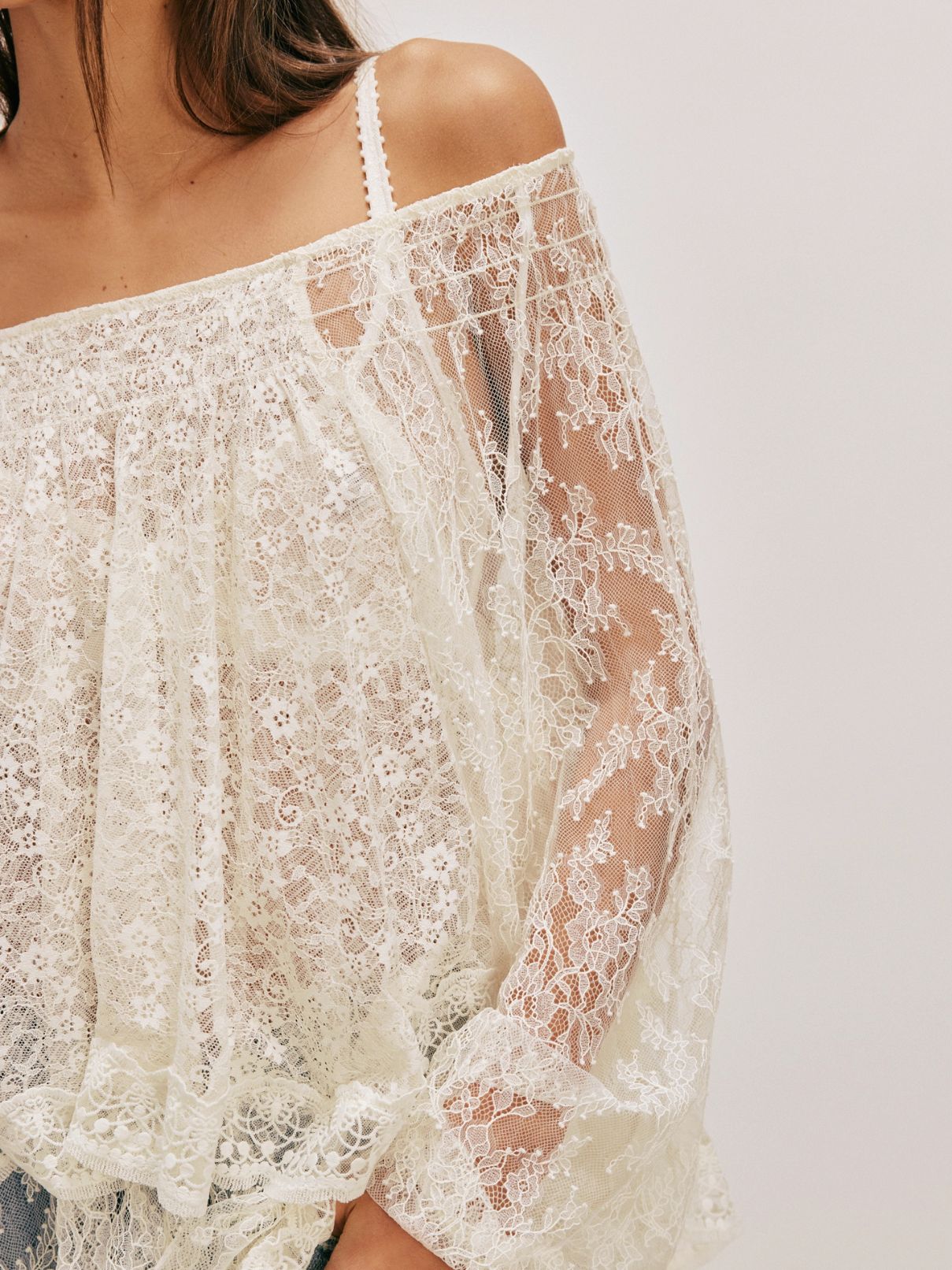 Free People Goldie Knit Top in Tofu