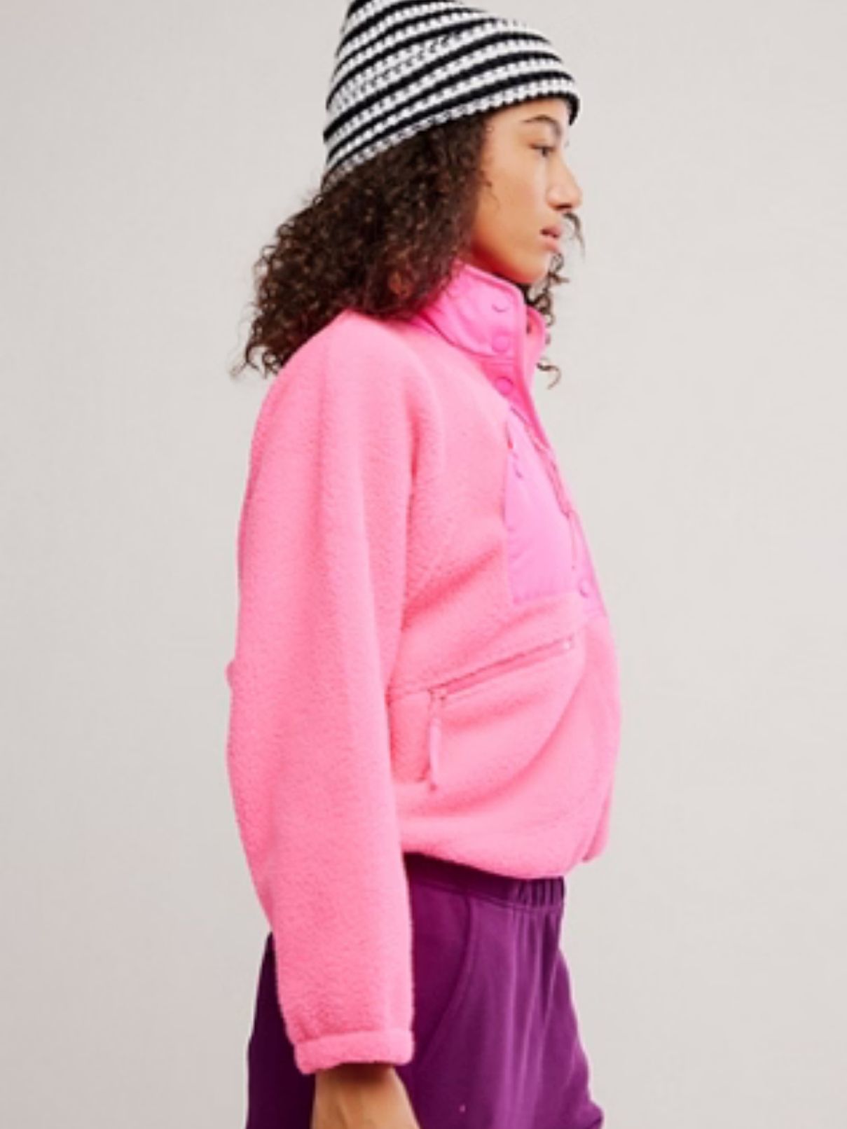 Free People Hit The Slopes in Hot Pink