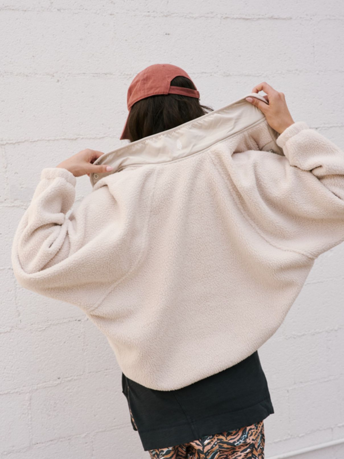 Free People Hit The Slopes in Muted Beige