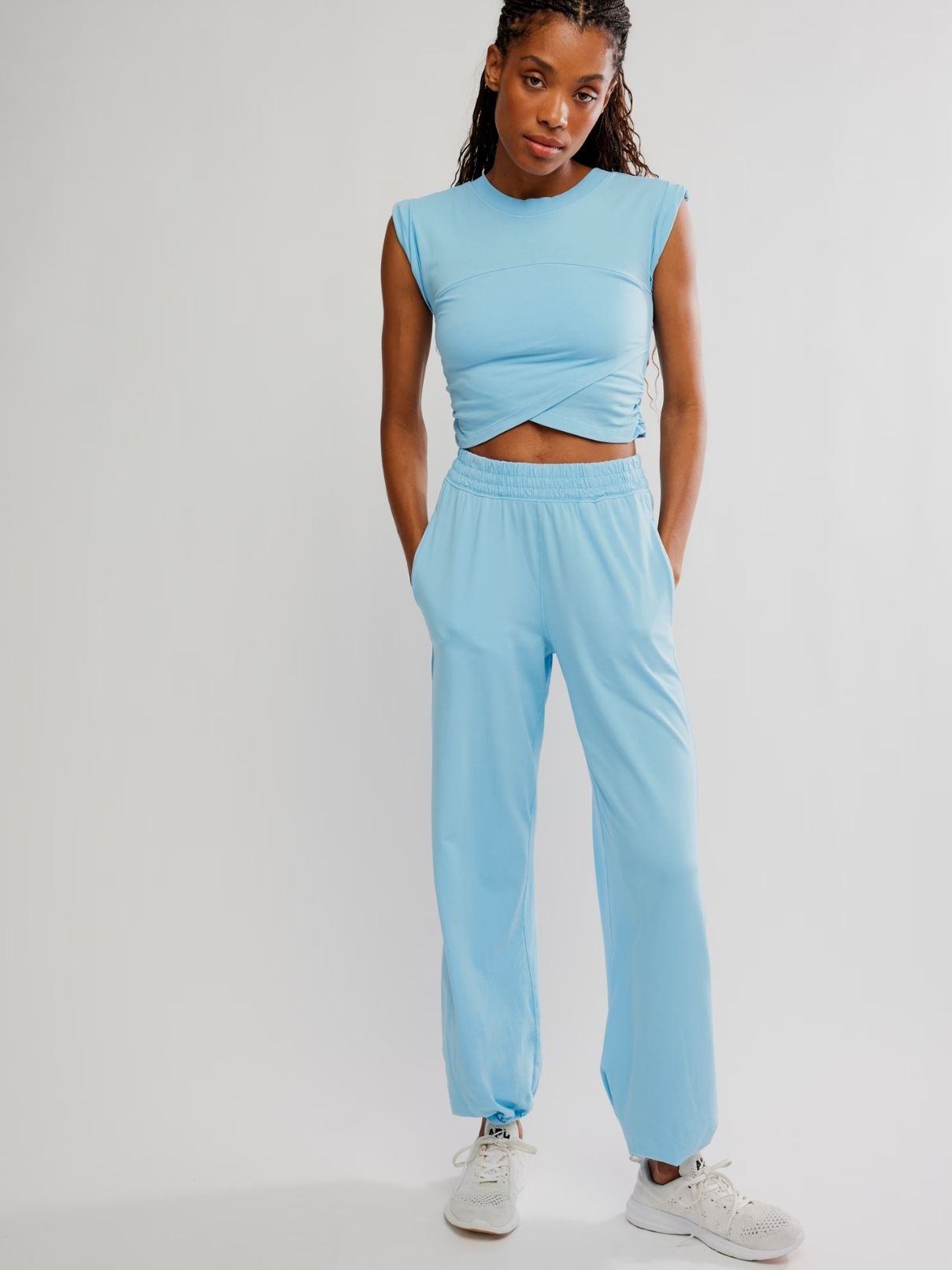 Free People  Hot Shot Set in Bright Blue