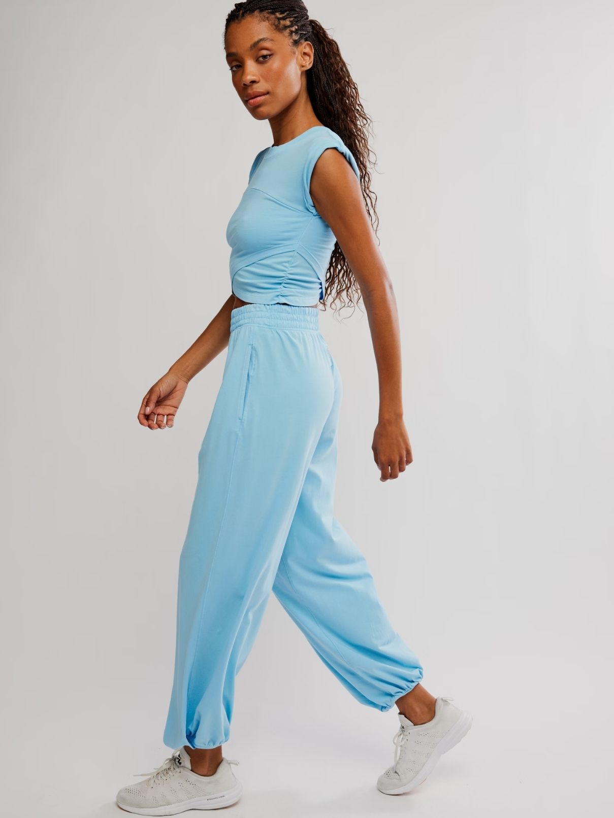 Free People  Hot Shot Set in Bright Blue