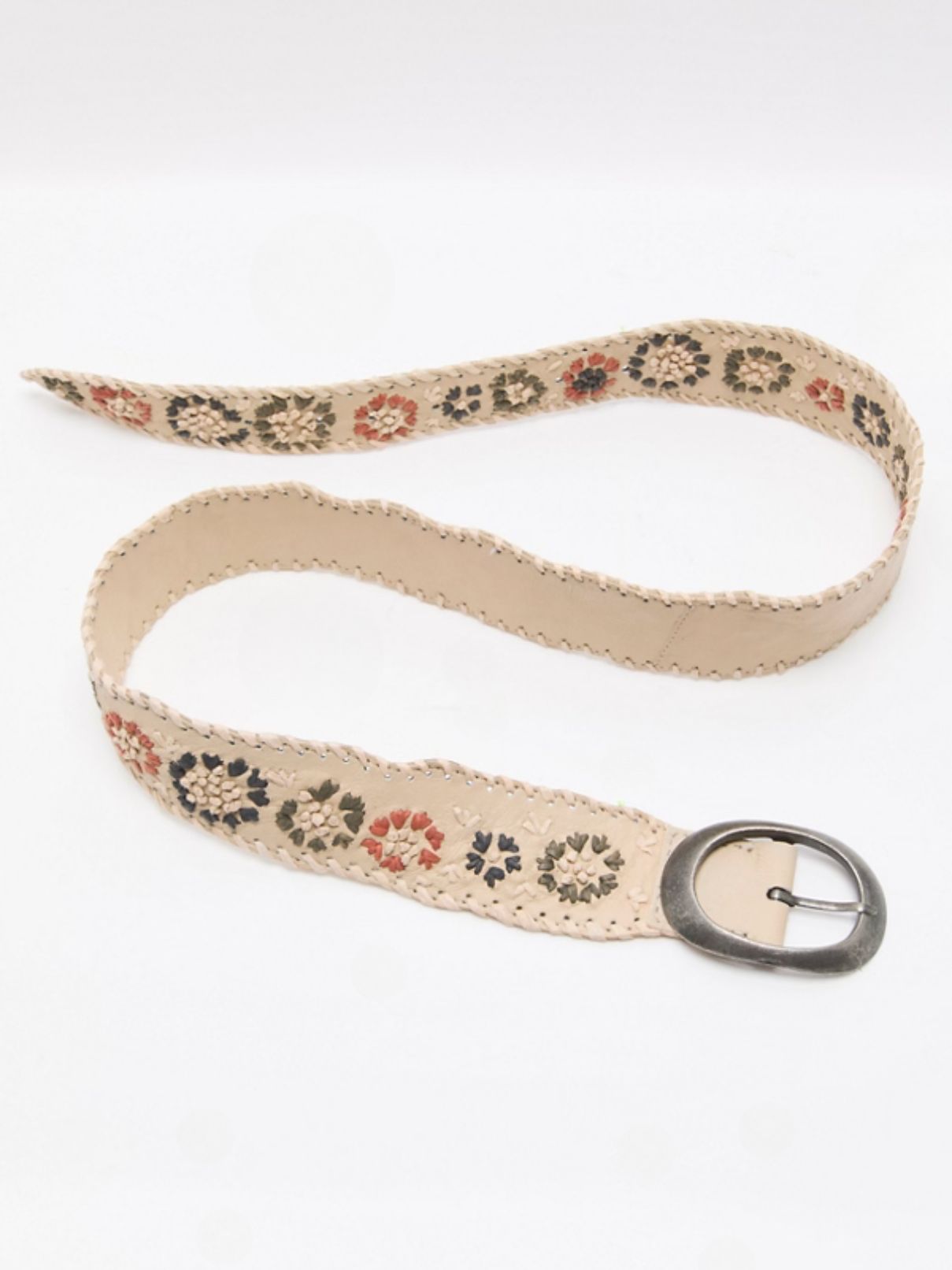 Free People Indigo Dreaming Raffia Belt in Natural