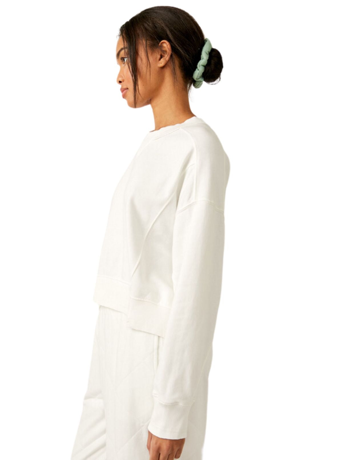 Free People Intercept Pullover in White
