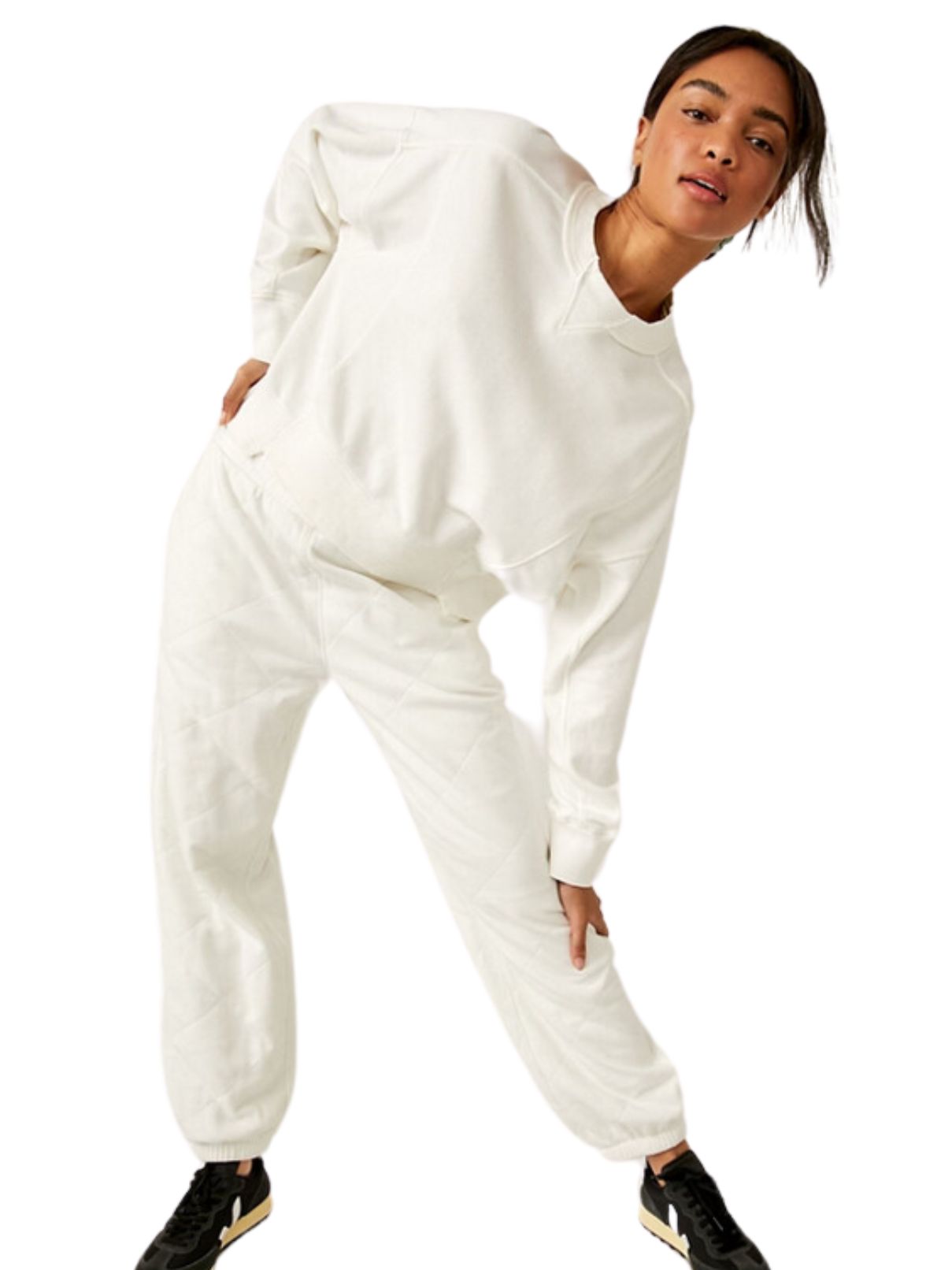 Free People Intercept Pullover in White