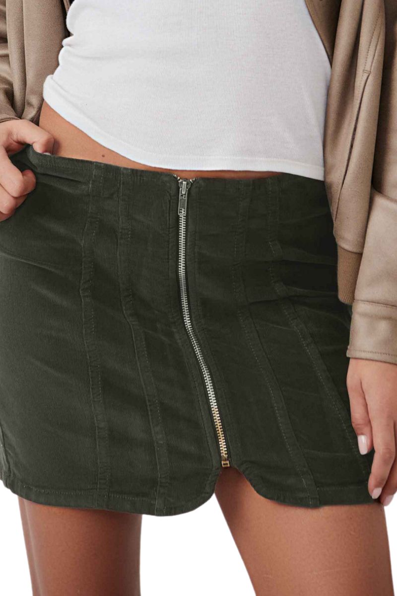 Free People Layla Corded Mini in Espresso Bean