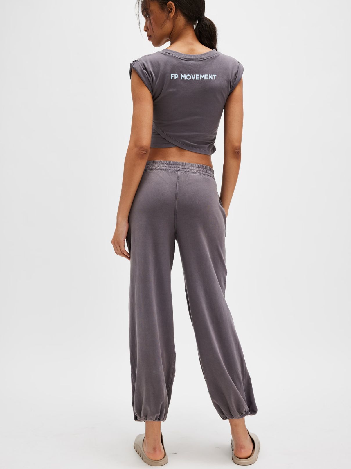 Free People Logo Hot Shot Set in Dark Shadow