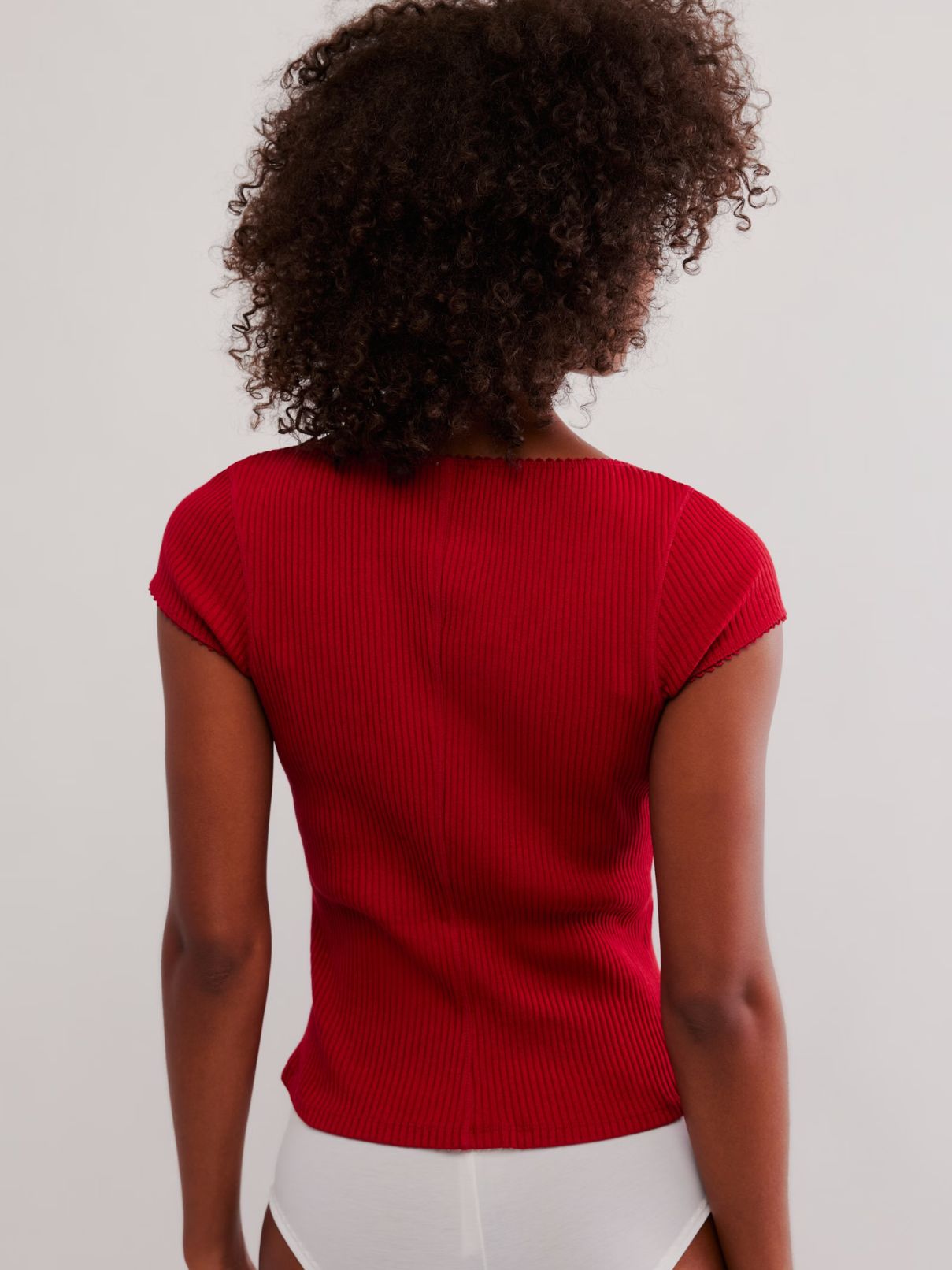 Free People Most Wanted Cardi Red