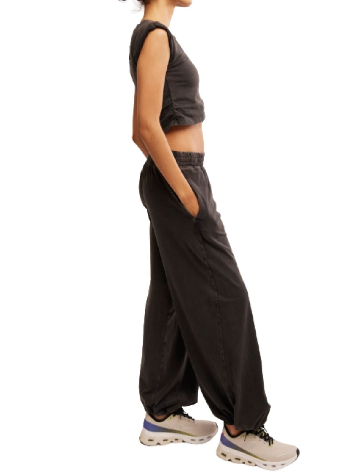 Free People Movement Hot Shot Crossover Set in Black