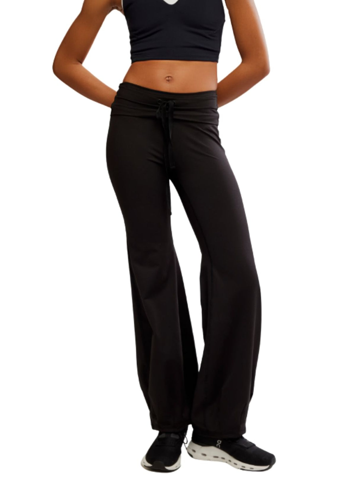 Free People Movement Quick Step Bubble Pants in Black