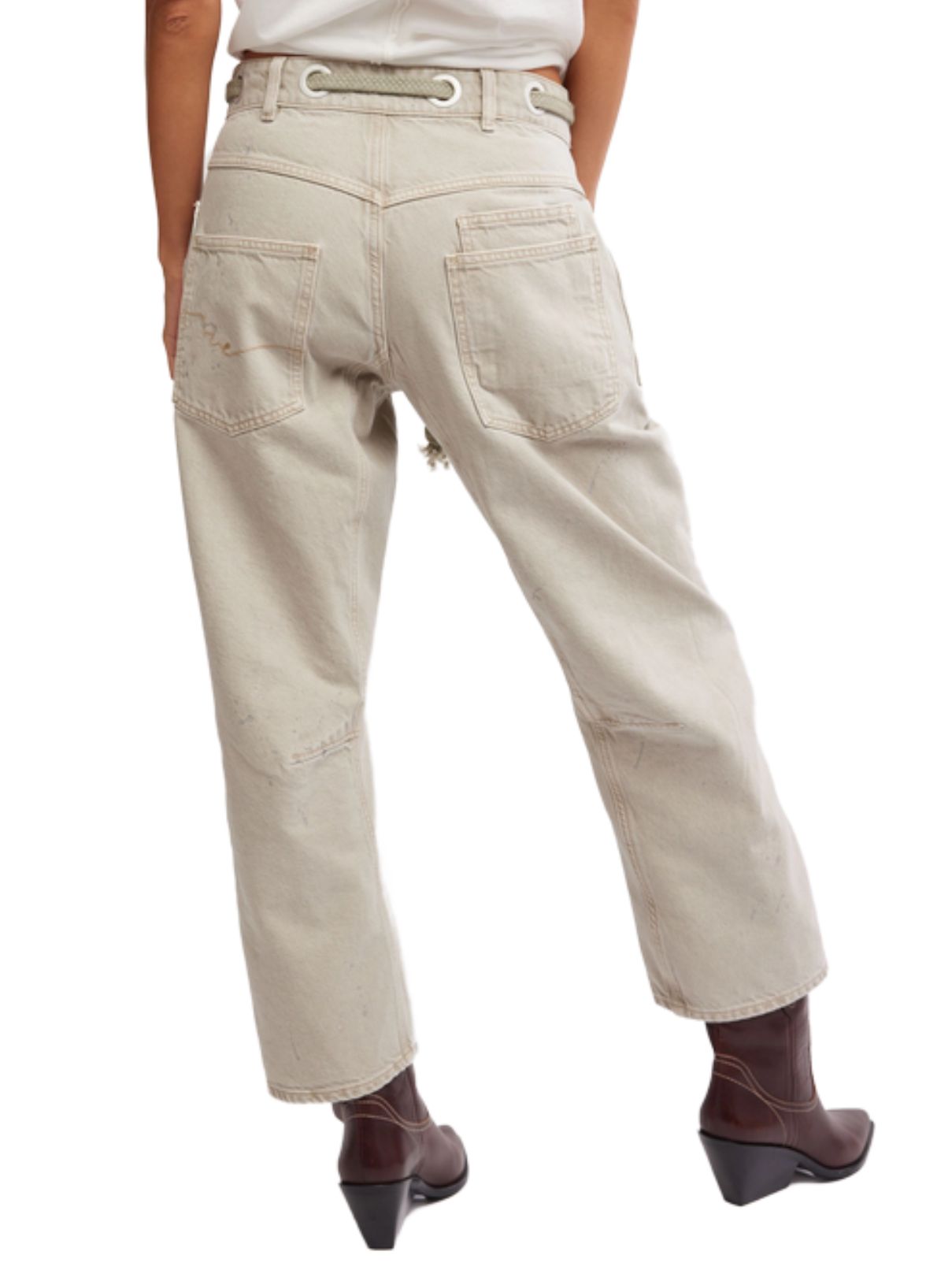 Free People Moxie Low Slung Jean in Jetty