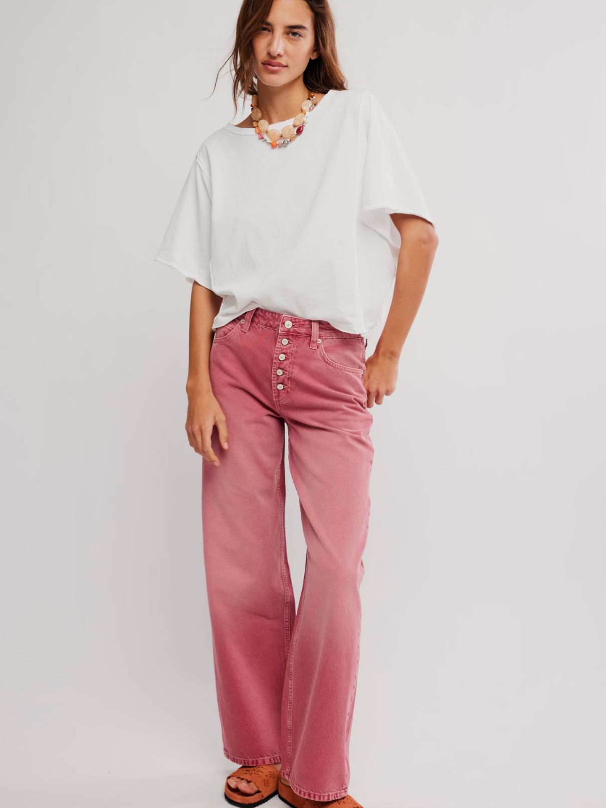 Free People Next Level Tee in Clean Ivory