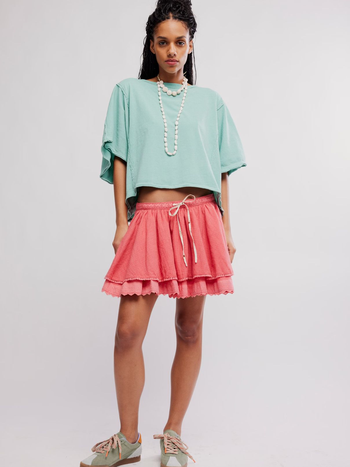 Free People Next Level Tee in Wasabi Sauce