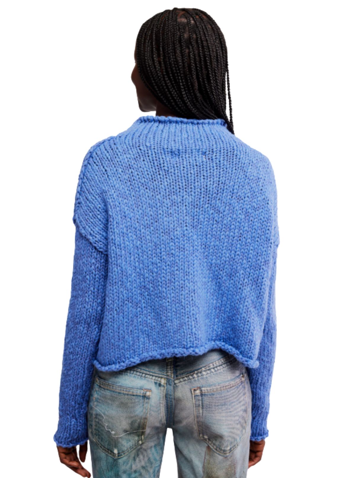 Free People Opal Sweater – Peri Blue