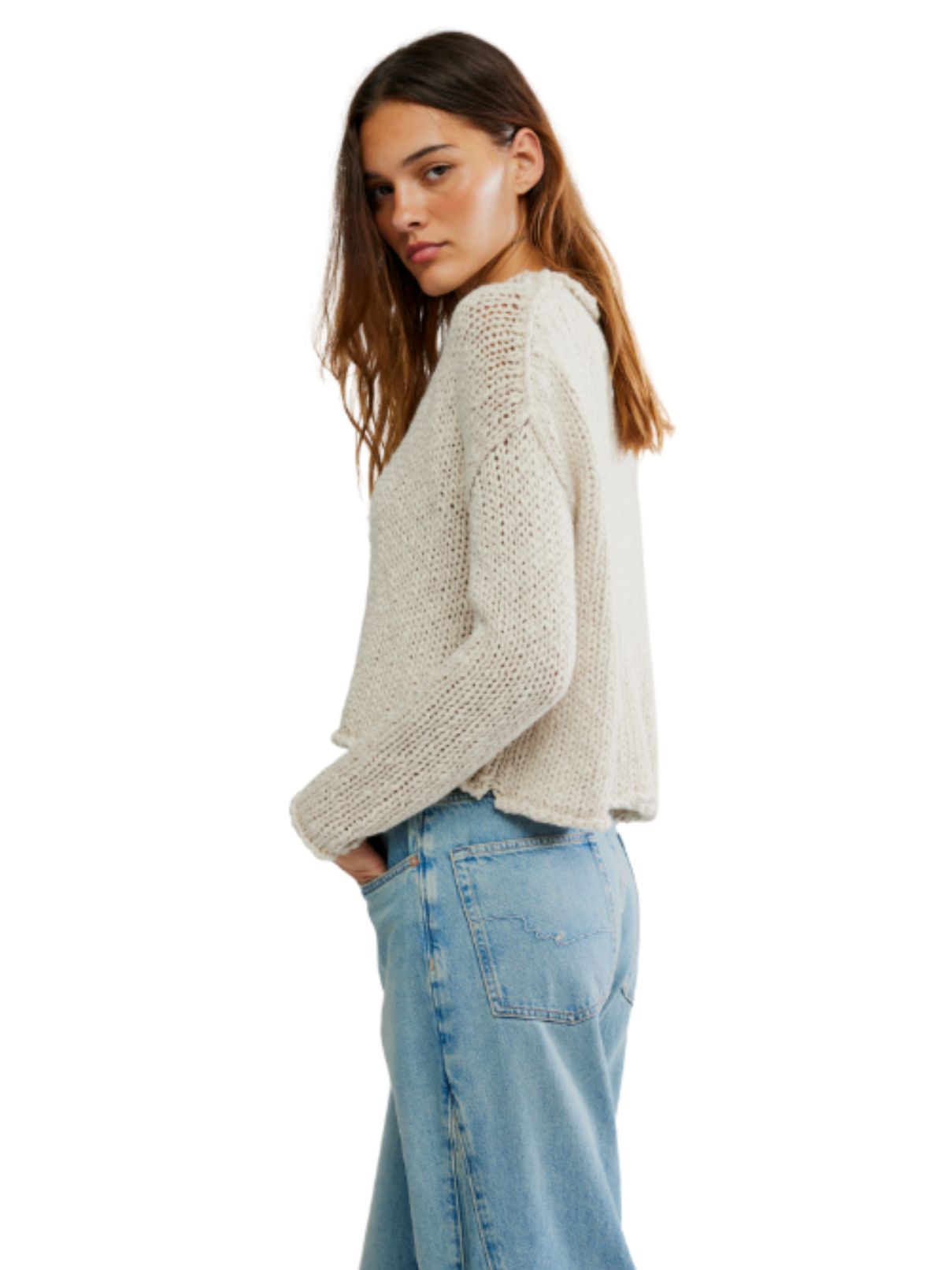 Free People Opal Sweater – Tea