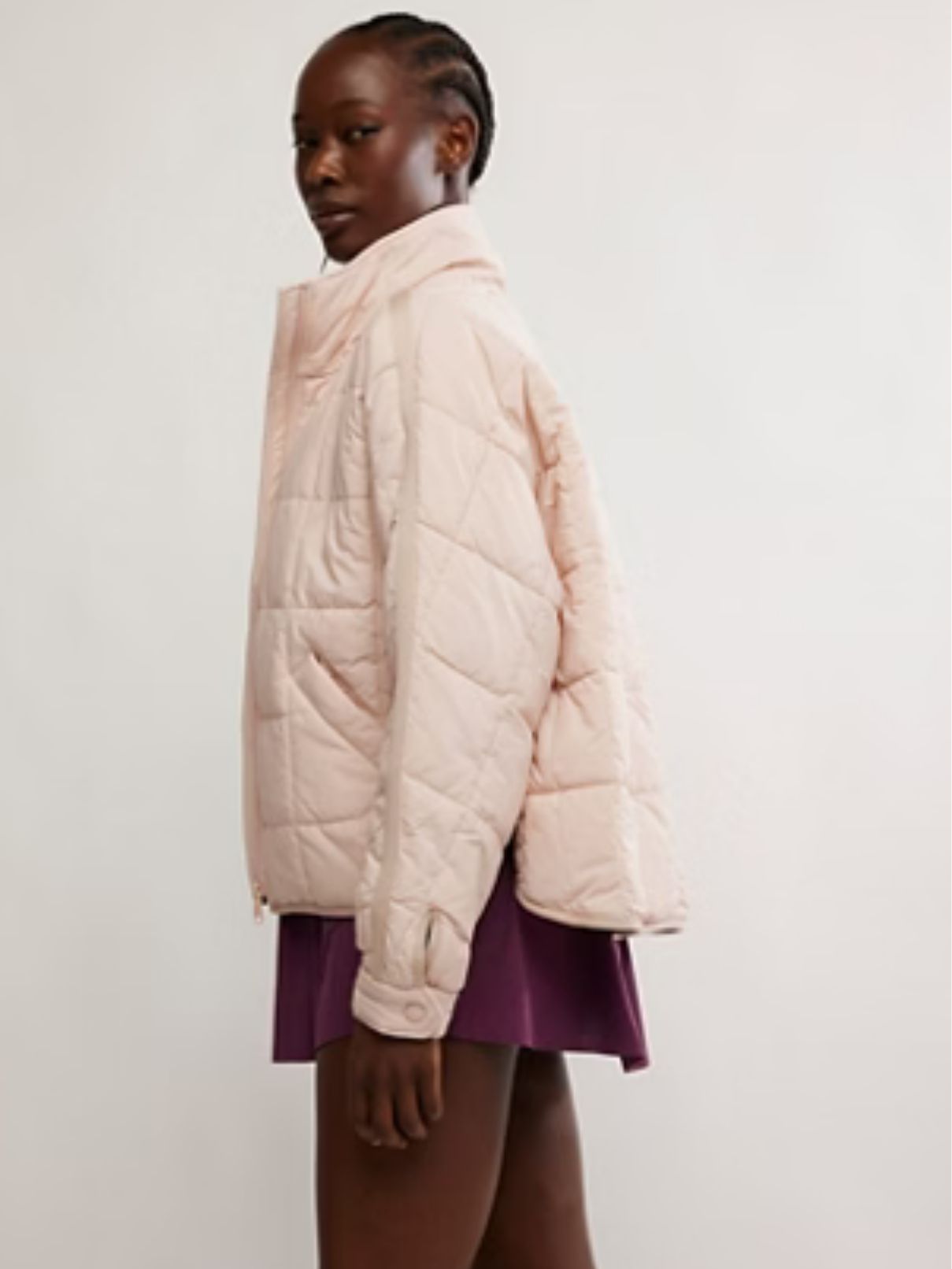 Free People Pippa Pack Puff in Ballet Slipper