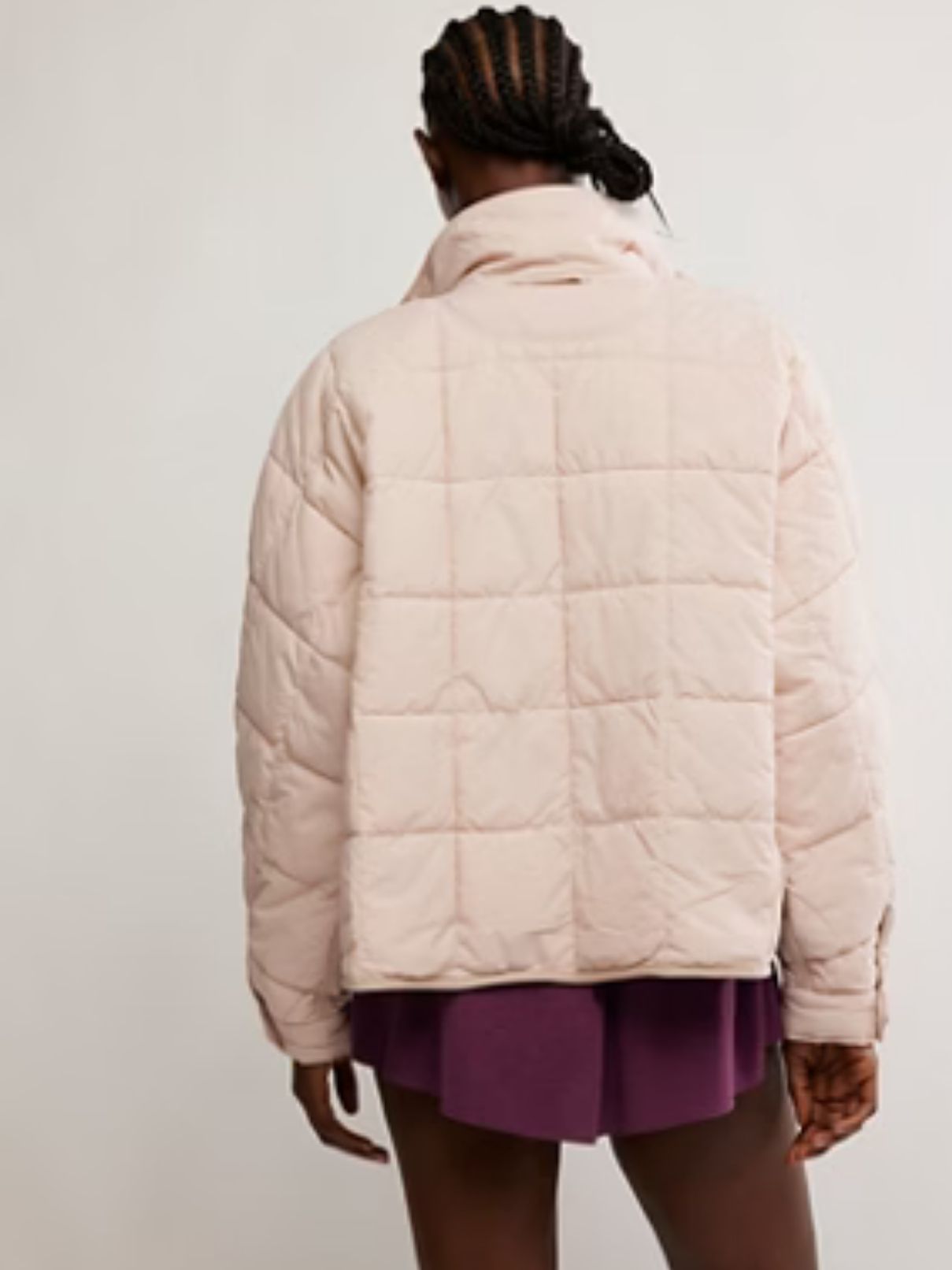 Free People Pippa Pack Puff in Ballet Slipper