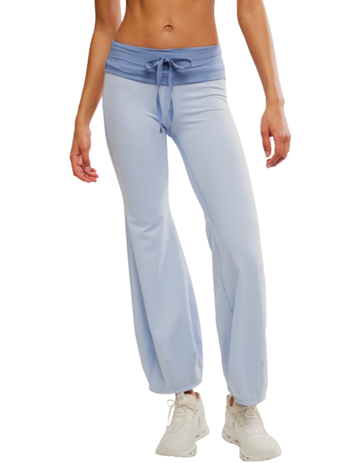 Free People Quick Step Colorblock Active Pants in Lunar Bloom Combo