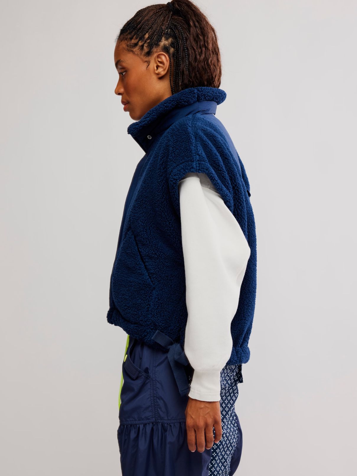 Free People Scout It Out Vest in Navy